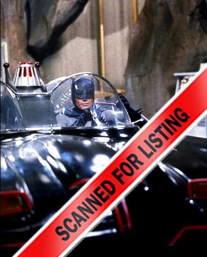 BATMAN 60'S TV SHOW ADAM WEST in the Batmobile in the Batcave 8x10 PHOTO #1946