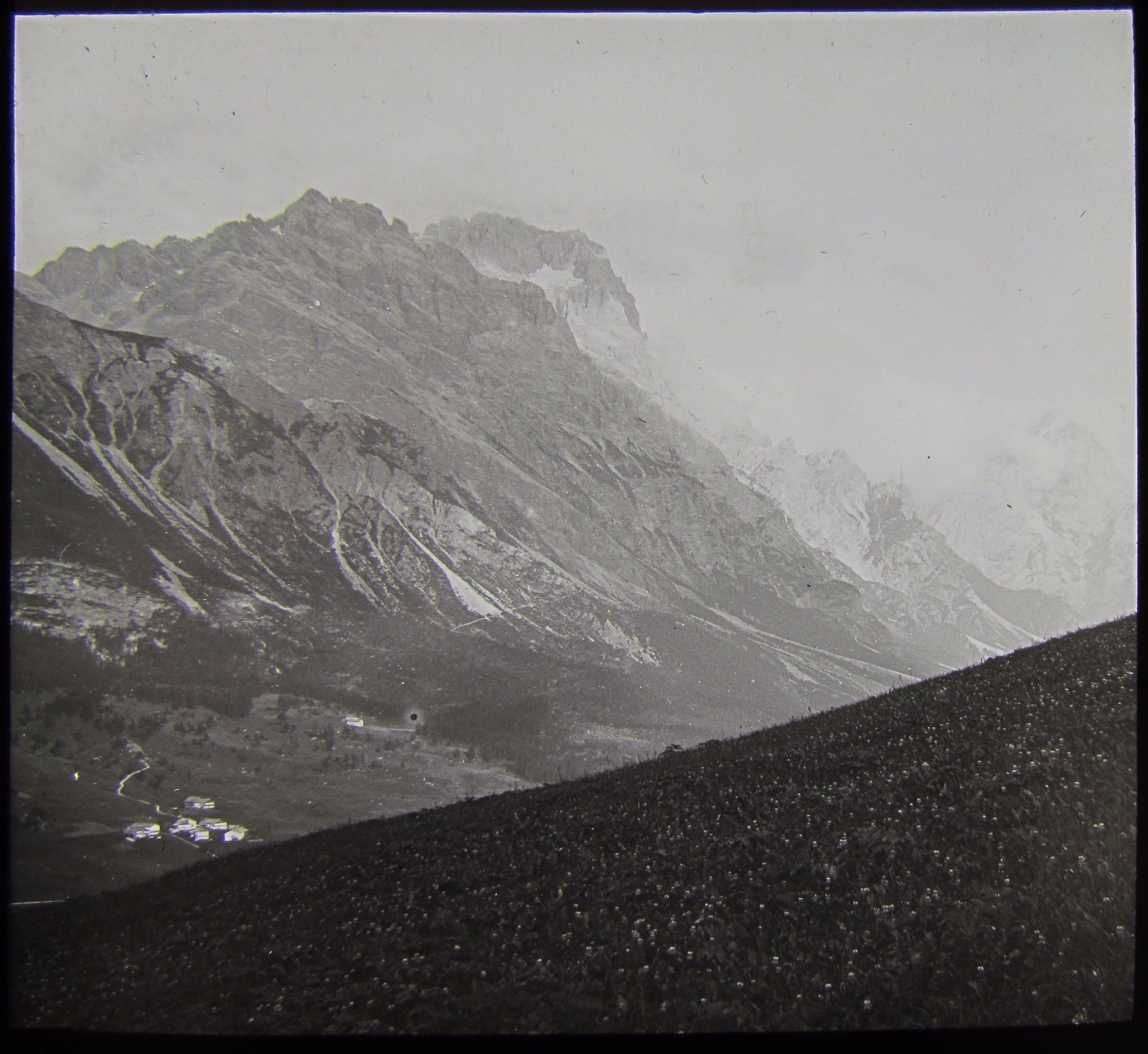 Glass Magic Lantern Slide SOR & ANTEL DATED 1902 PHOTO AUSTRIA TYROL ?