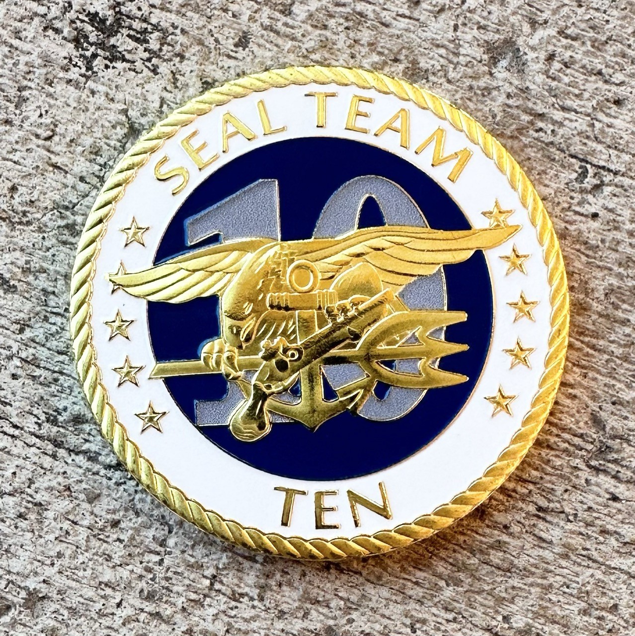 U.S. Navy Seal Team 10 Challenge Coin ·IN STOCK· ·FAST SHIPPING· ·NEW·