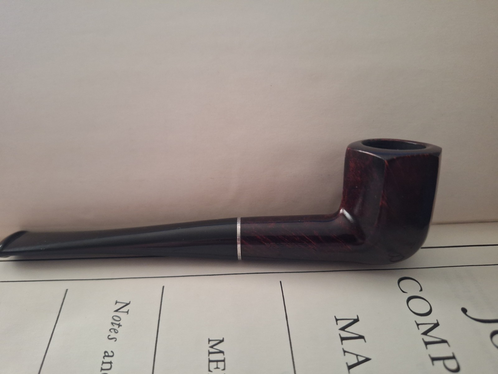 NOS Medico Tobacco pipe, Unique Multifaceted bowl, 40+ Years old