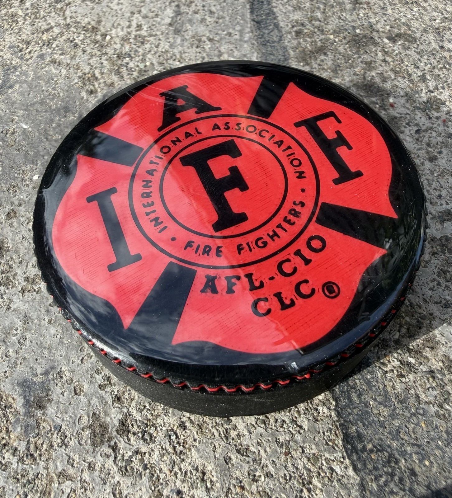 IAFF Union Firefighter Logo Pocket Utility Can Official Licensed Made USA