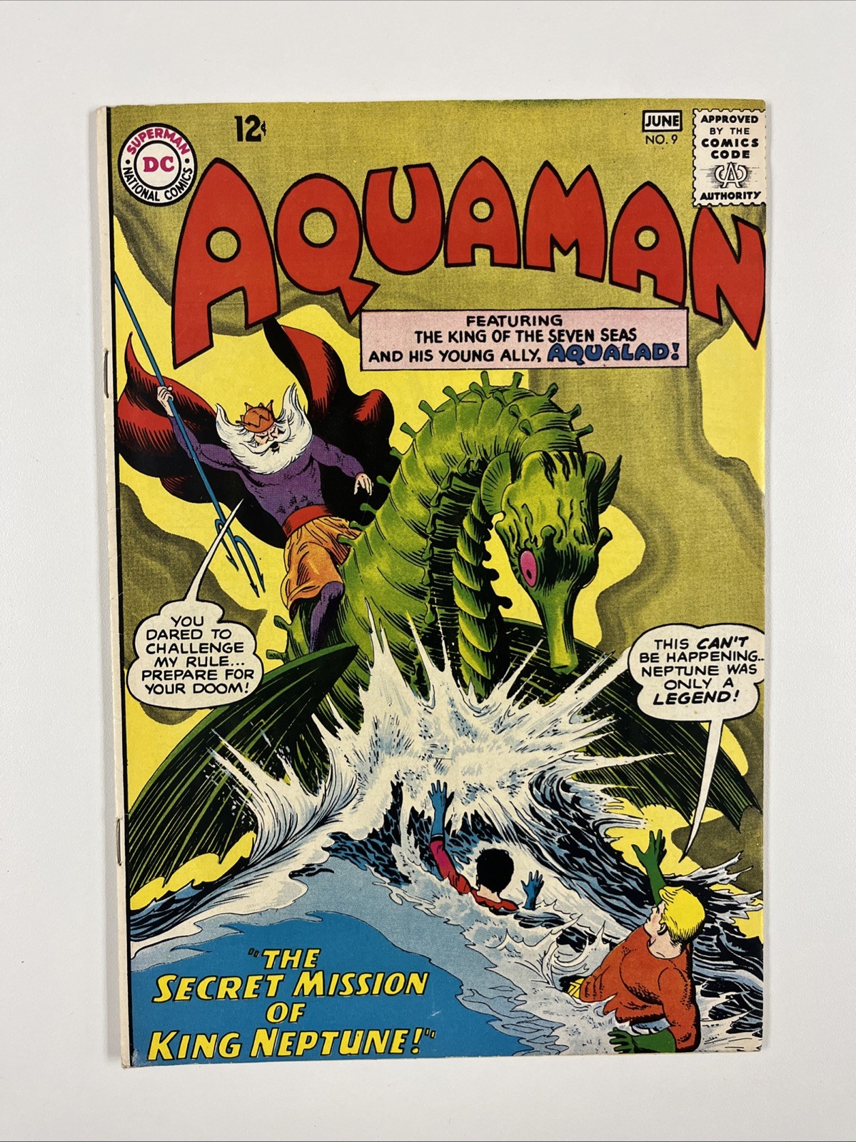 Aquaman #9 (DC Comics May-June 1963) Super Sharp Copy