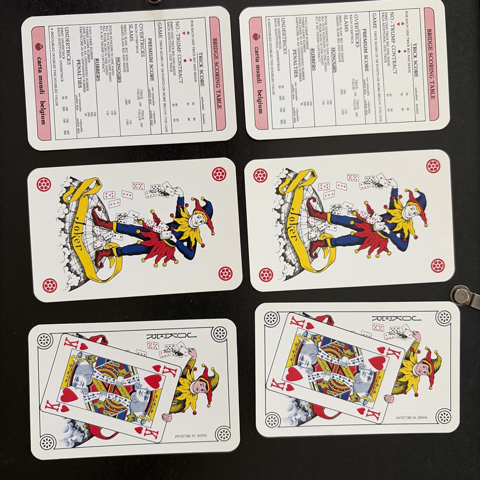 Vtg1970s Carnival Cruise Bridge Travel Deck Set - Unique 2-8 Format Carta Mundi