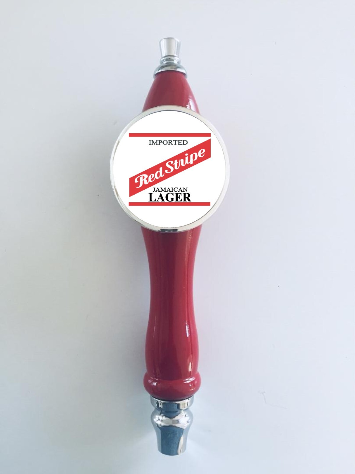 Red stripe redstripe  Beer Tap Handle Kegerator Bar Draft Faucet Knob Sign