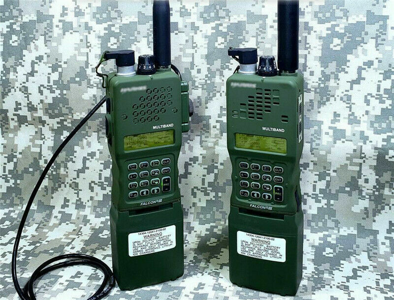 TRI AN/PRC-152 15W Aluminum Shell Handheld RADIO VHF/UHF Walkie Talkie Metal 