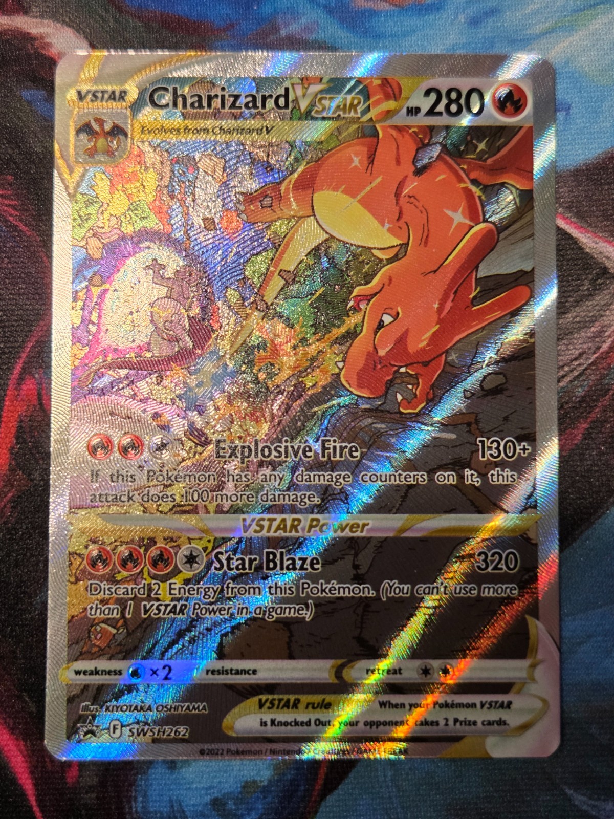 Pokémon TCG Charizard VSTAR Promo Holo SWSH Sword & Shield SWSH262