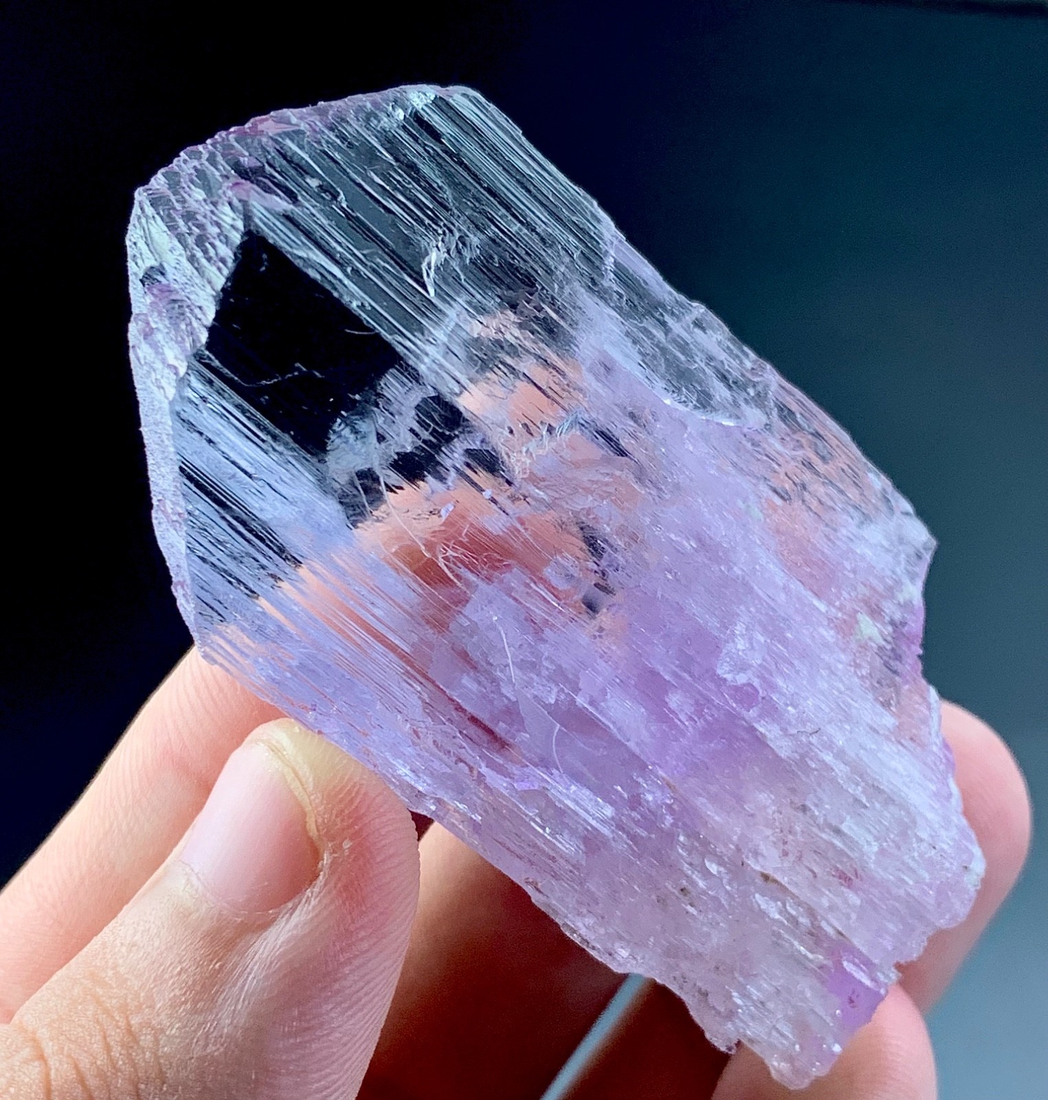 226 Carat kunzite crystal specimen from Afghanistan