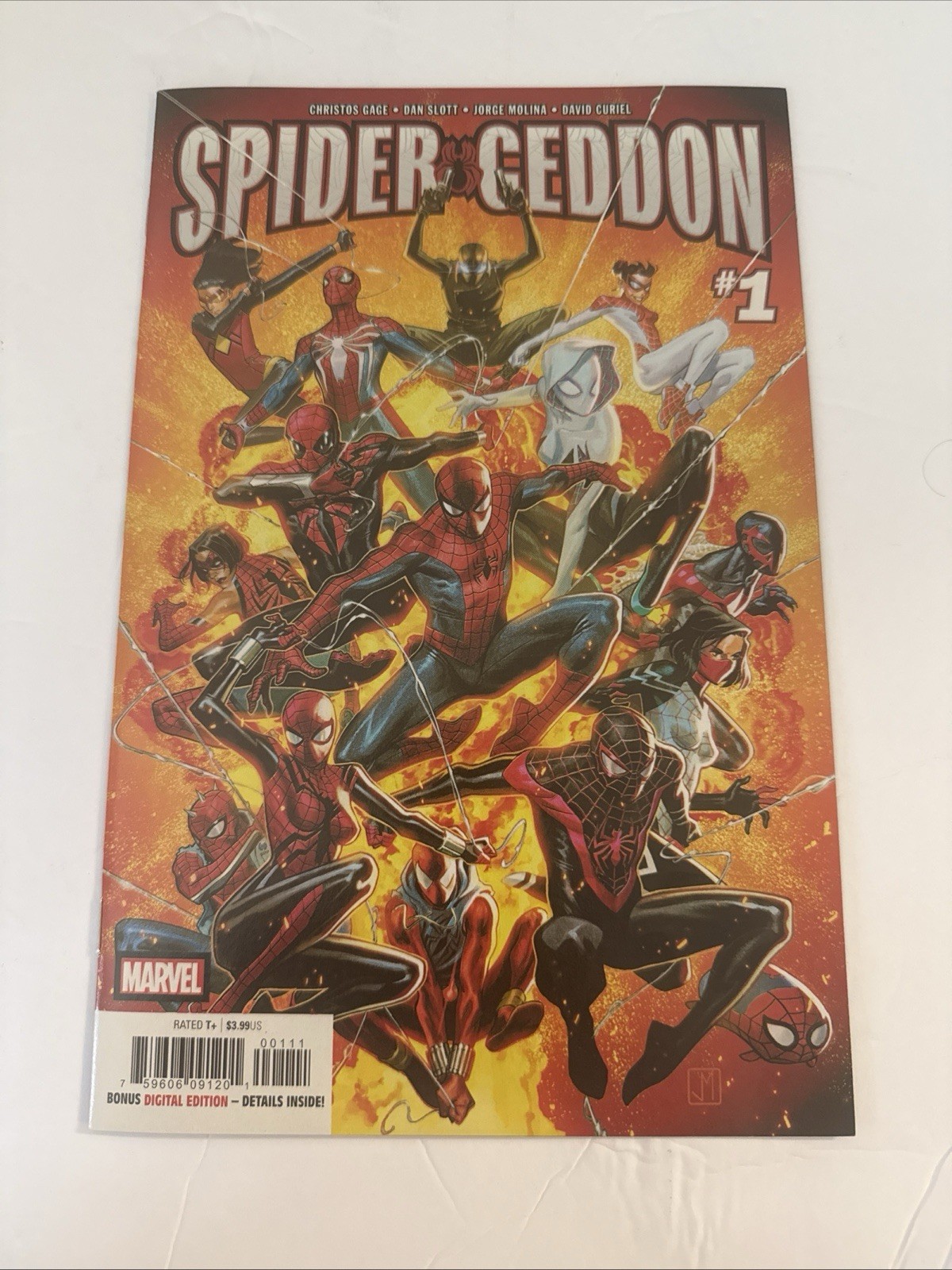 SPIDER-GEDDON #1 1st printing cover A • Marvel Comics 2018 • SPIDER-MAN NM