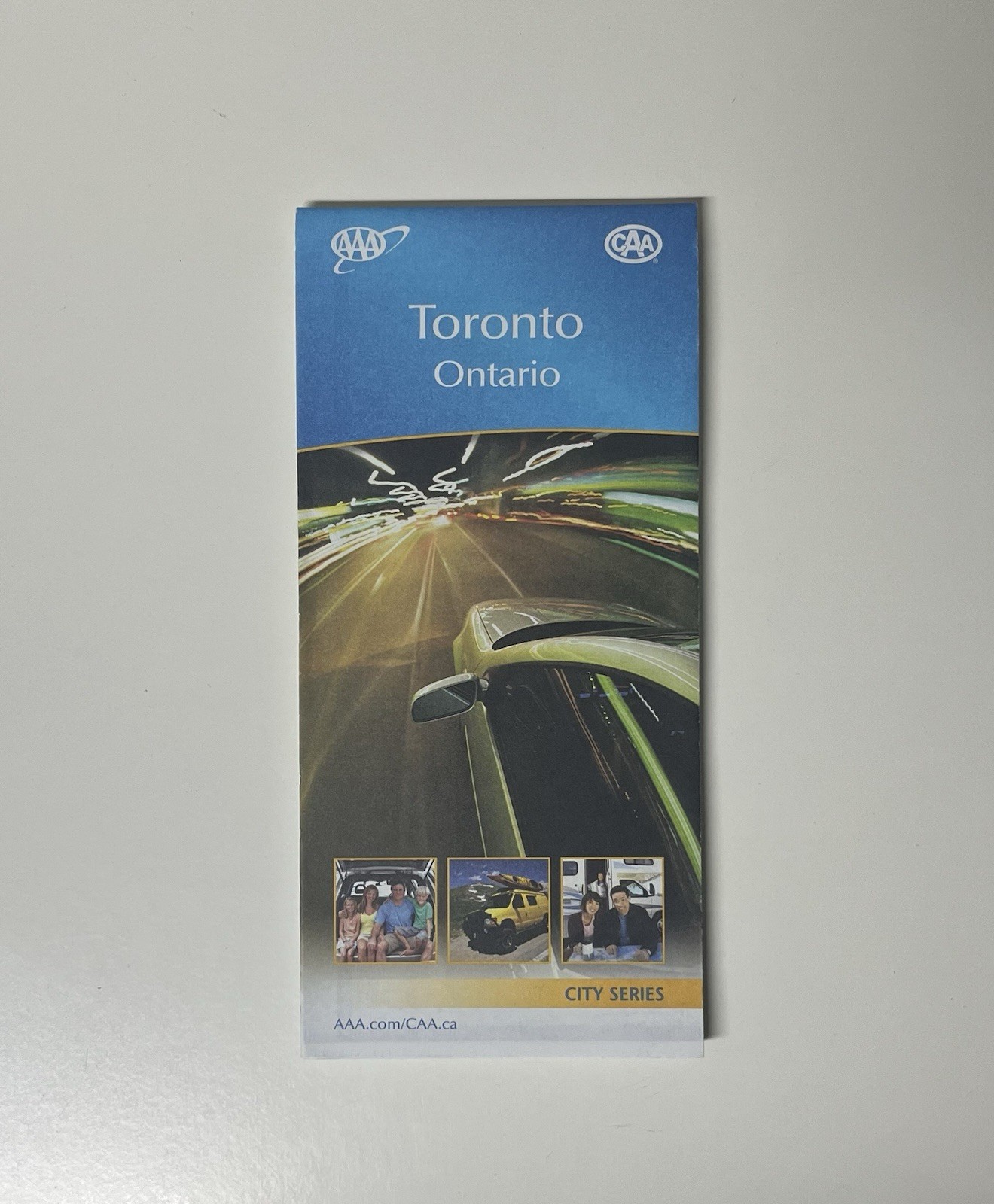 new Toronto Ontario Canada AAA/CAA City Series map 2019 unfolded GTA