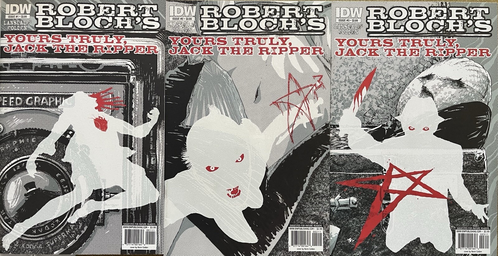 Robert Bloch’s Yours Truly, Jack the Ripper #1,#2,#3 (IDW Comics 2010)