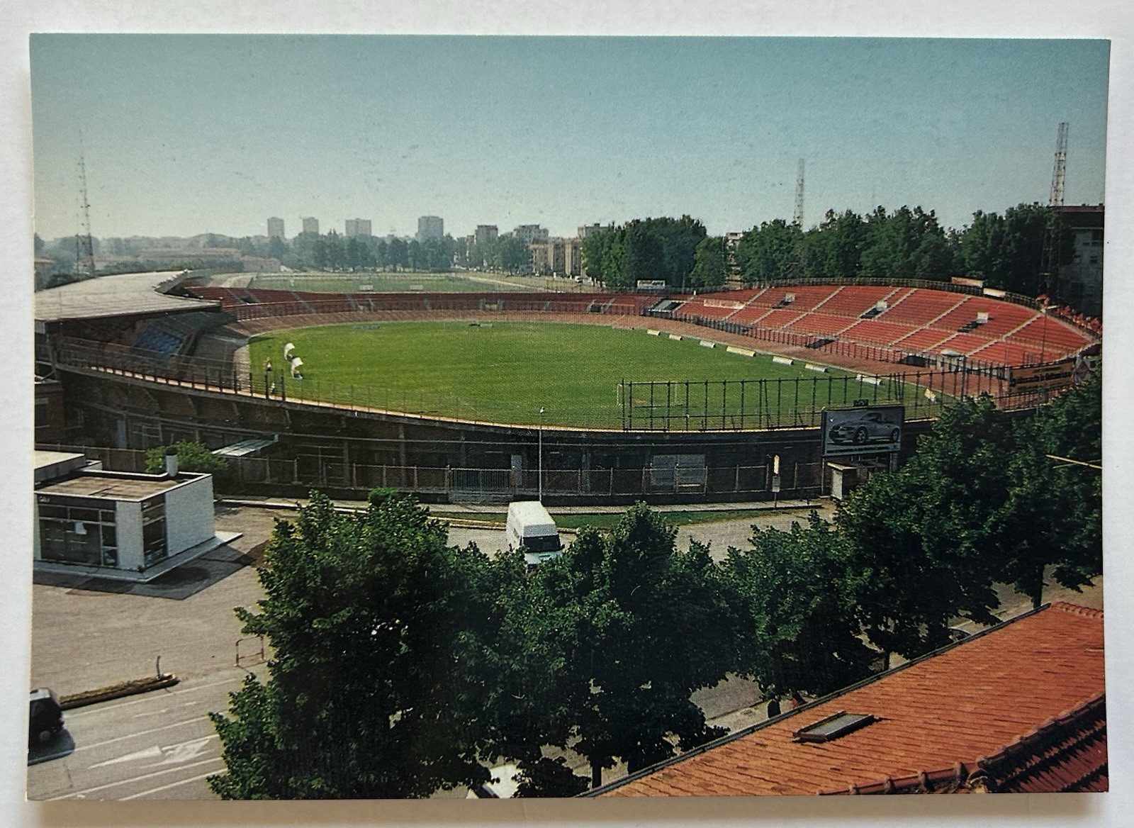 Mantova Italy Stadio Danilo Martelli Vintage Soccer Stadium Postcard