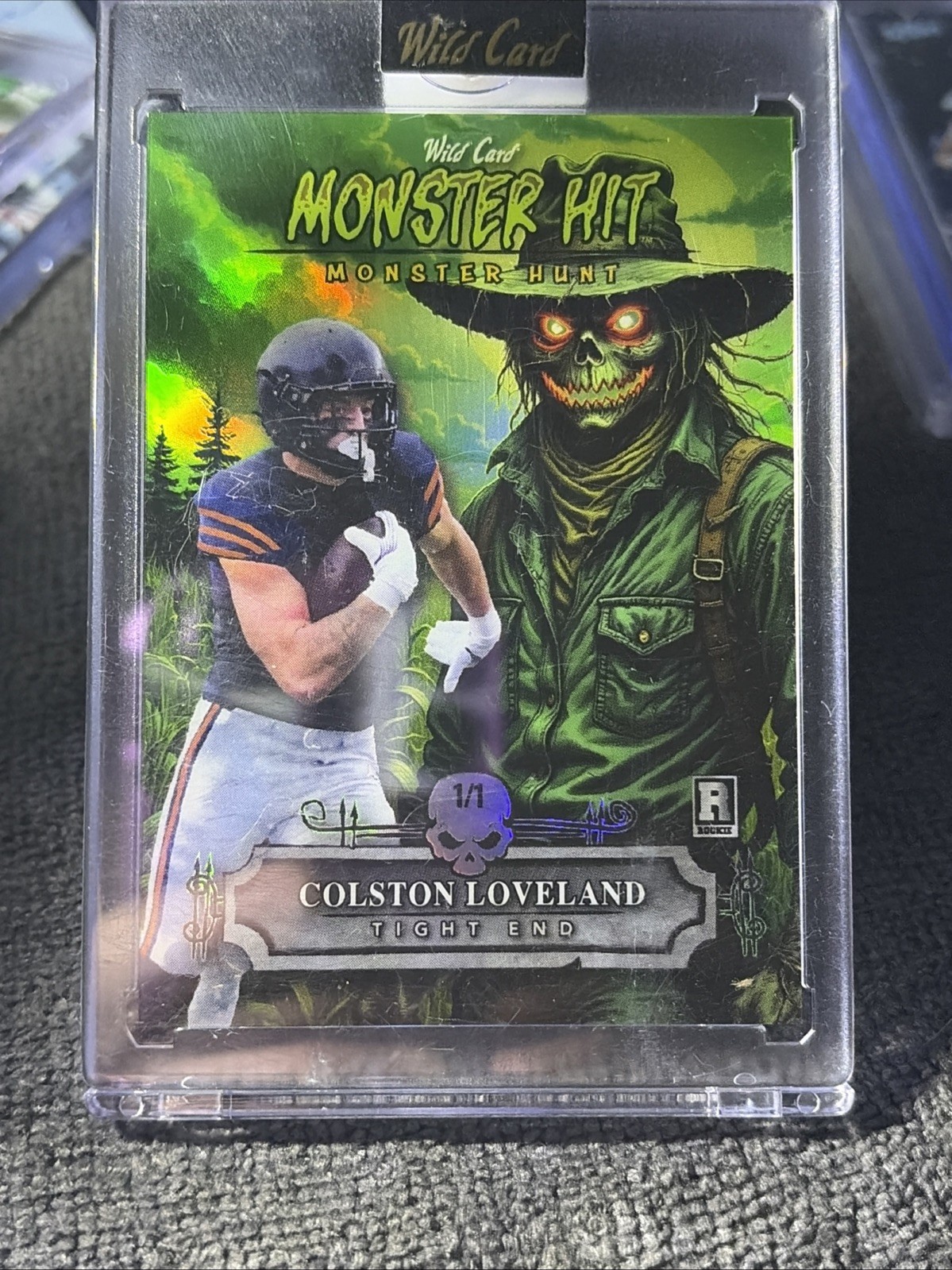Colston Loveland 1/1 Monster Hit Wild Card Scarecrow 👻 Green