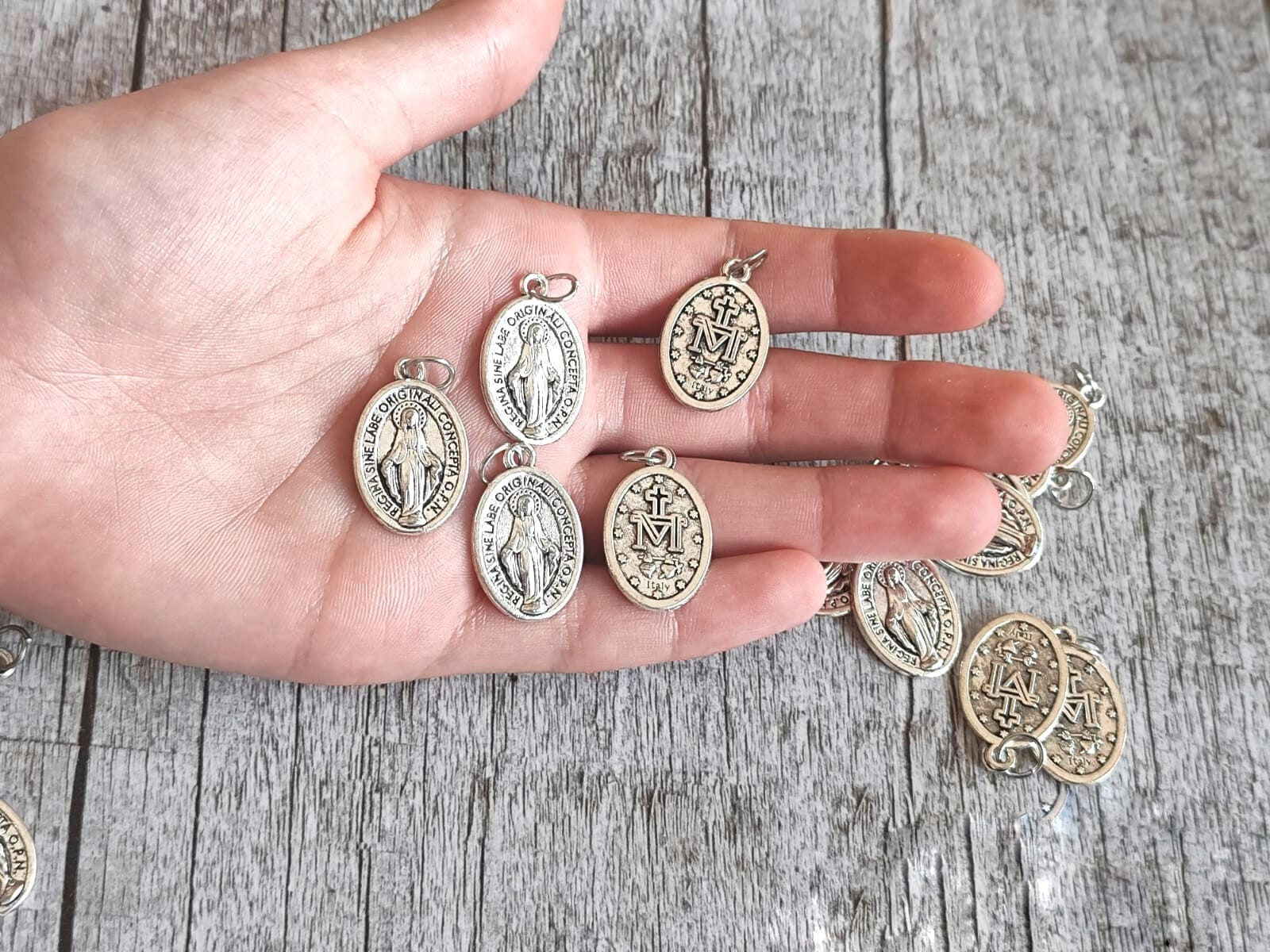 Miraculous Medals Lot Bulk 50 Pcs 2.5cm or 1 inch