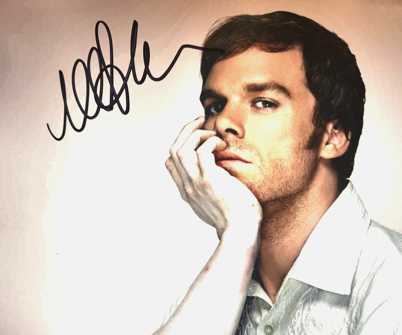 Michael C. Hall Signed (DEXTER) Original Authentic Autograph w/COA
