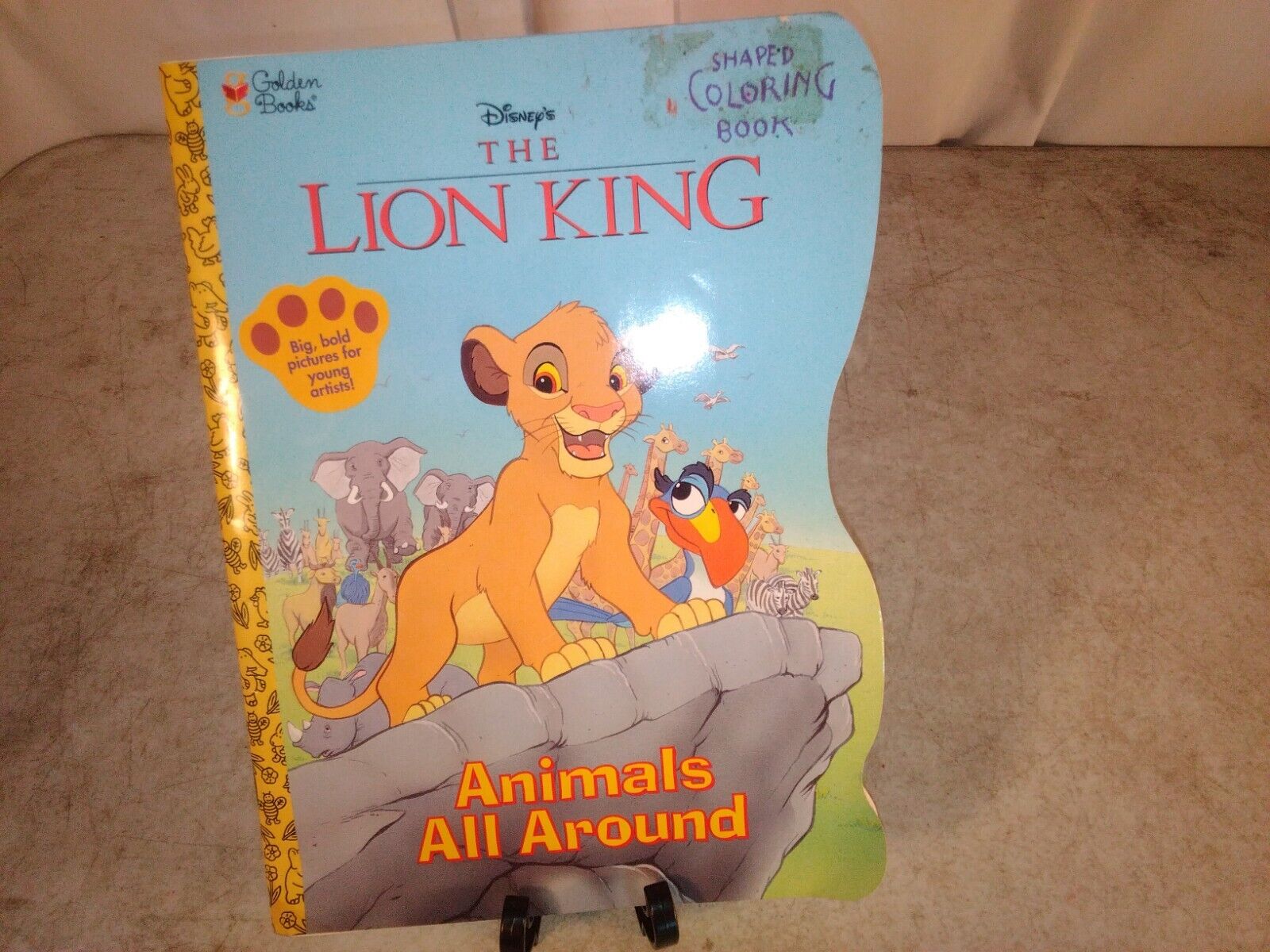 1998 Disney The Lion King Coloring Book Vintage Simba Nala Golden Book