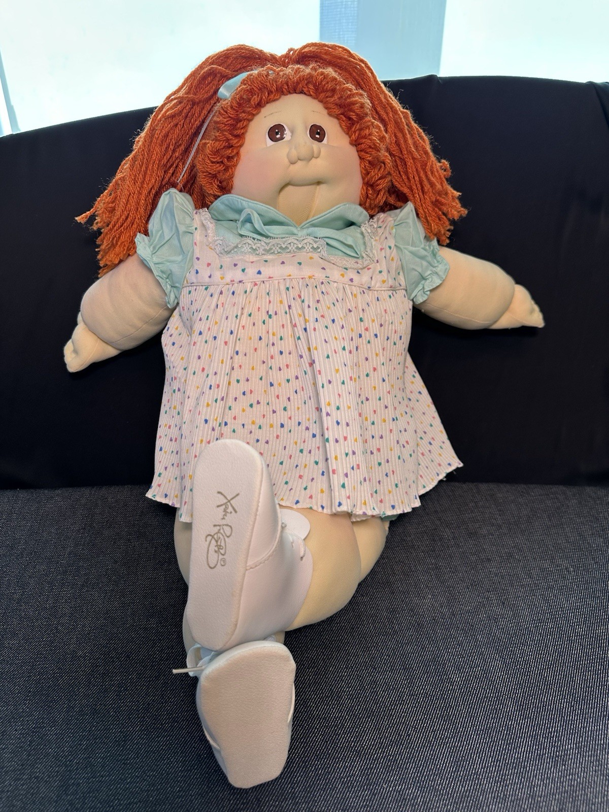 RARE 1983 Little People Soft Sculpture Doll BLACK SIGNATURE - MINT Condition CPK