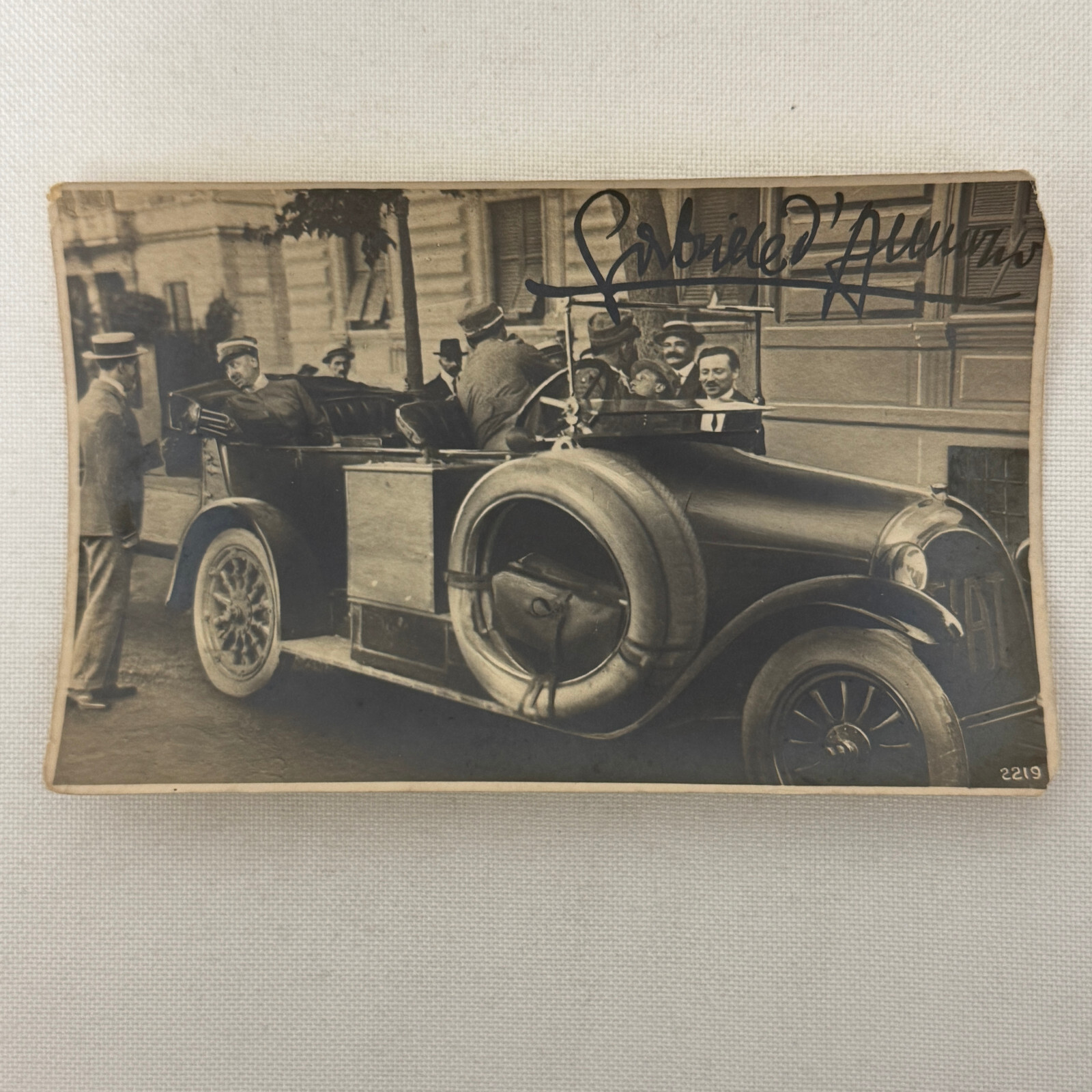 Antique Fiat Car Automobile Photo Photograph Vintage