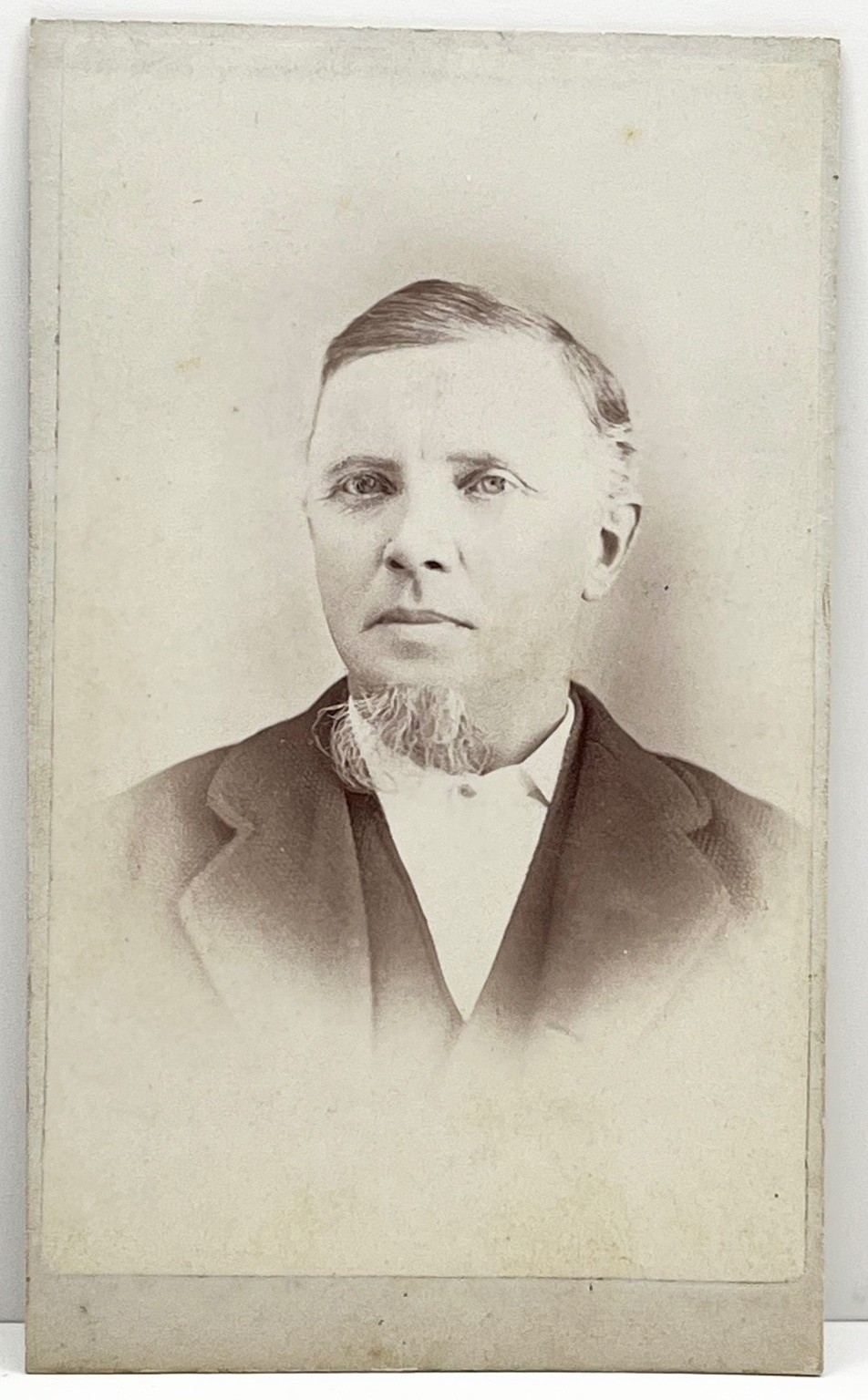 1800s Antique Man Goatee Beard CDV Portrait S.E. Dewitt St. Johns Michigan 1800s Antique Man Goatee Beard CDV Portrait S.E. Dewitt St. Johns Michigan