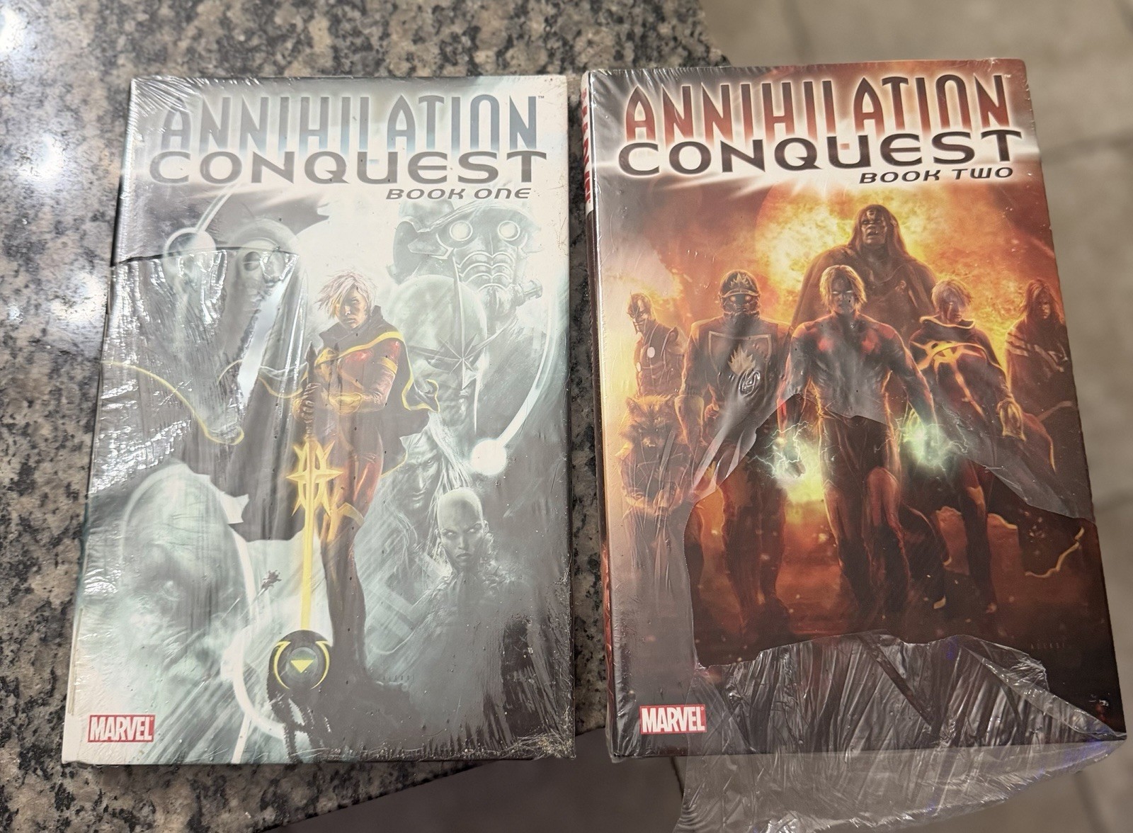 Marvel Annihilation Conquest Hardcover Book 1 & 2 Set BRAND NEW SEALED OOP