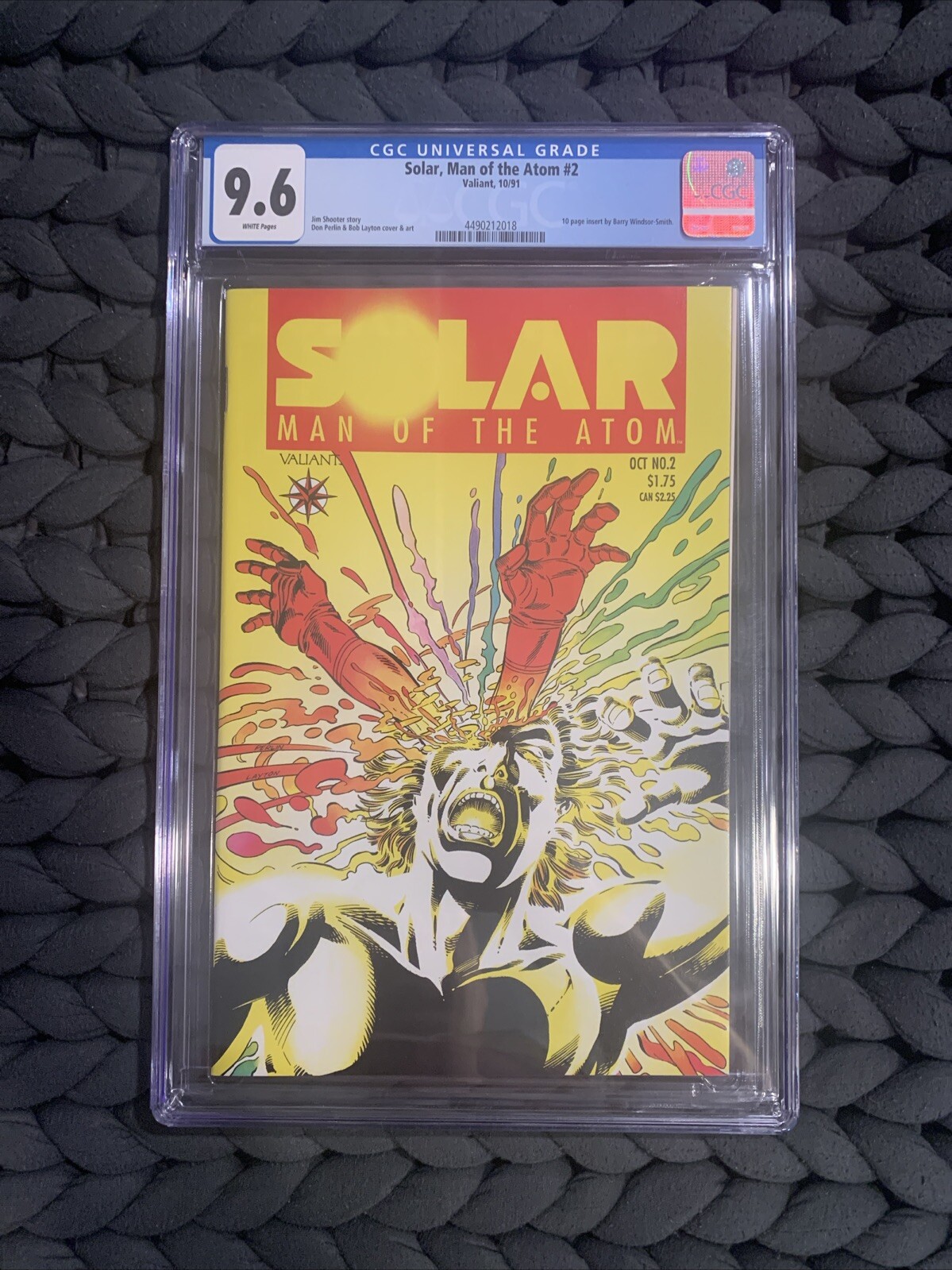 Solar, Man of the Atom #2 Jim Shooter & Bob Layton w/ 10 Page Insert CGC 9.6 WP
