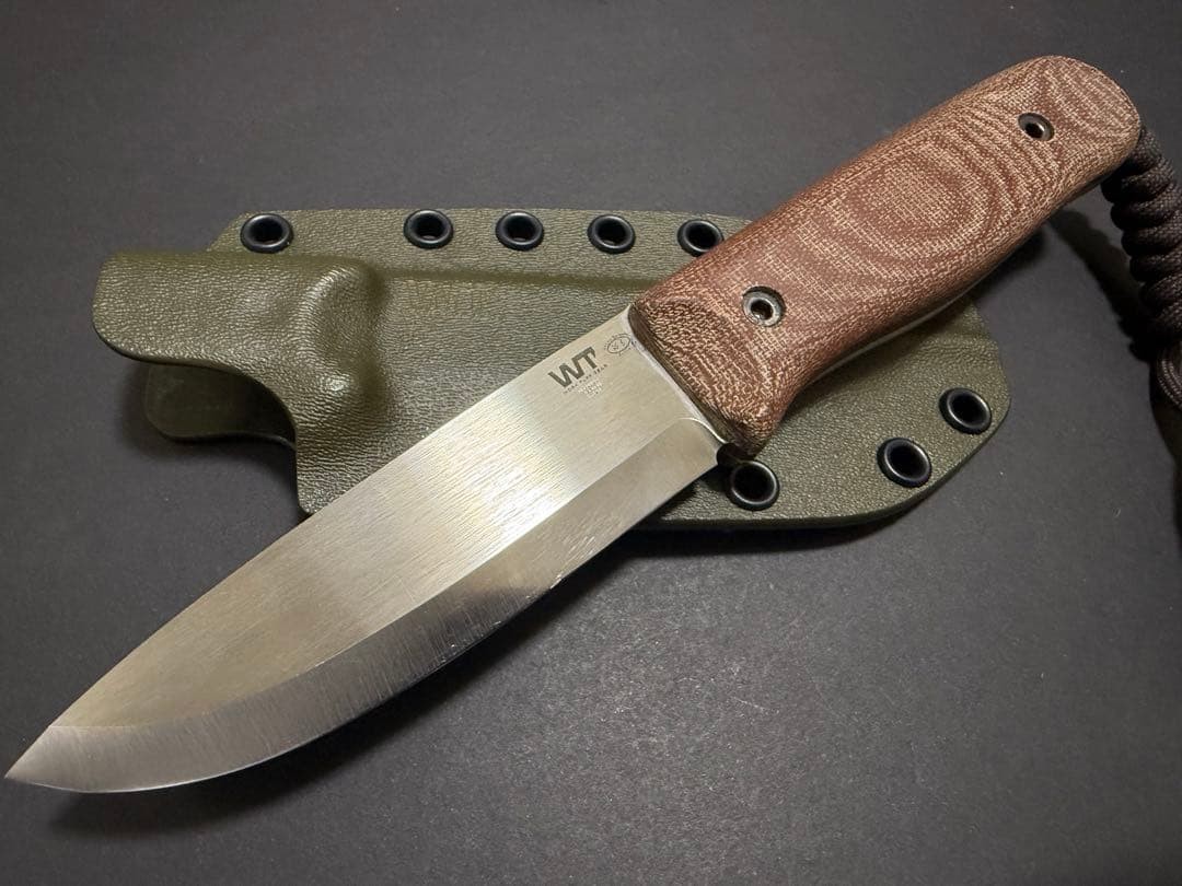 Work Tuff Gear Forester Knife K329 Steel Micarta Handle 22cm Outdoor Utility