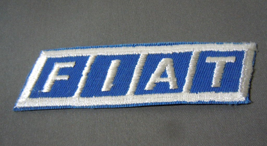 FIAT Iron-On Embroidered Automotive Car Patch 3.5