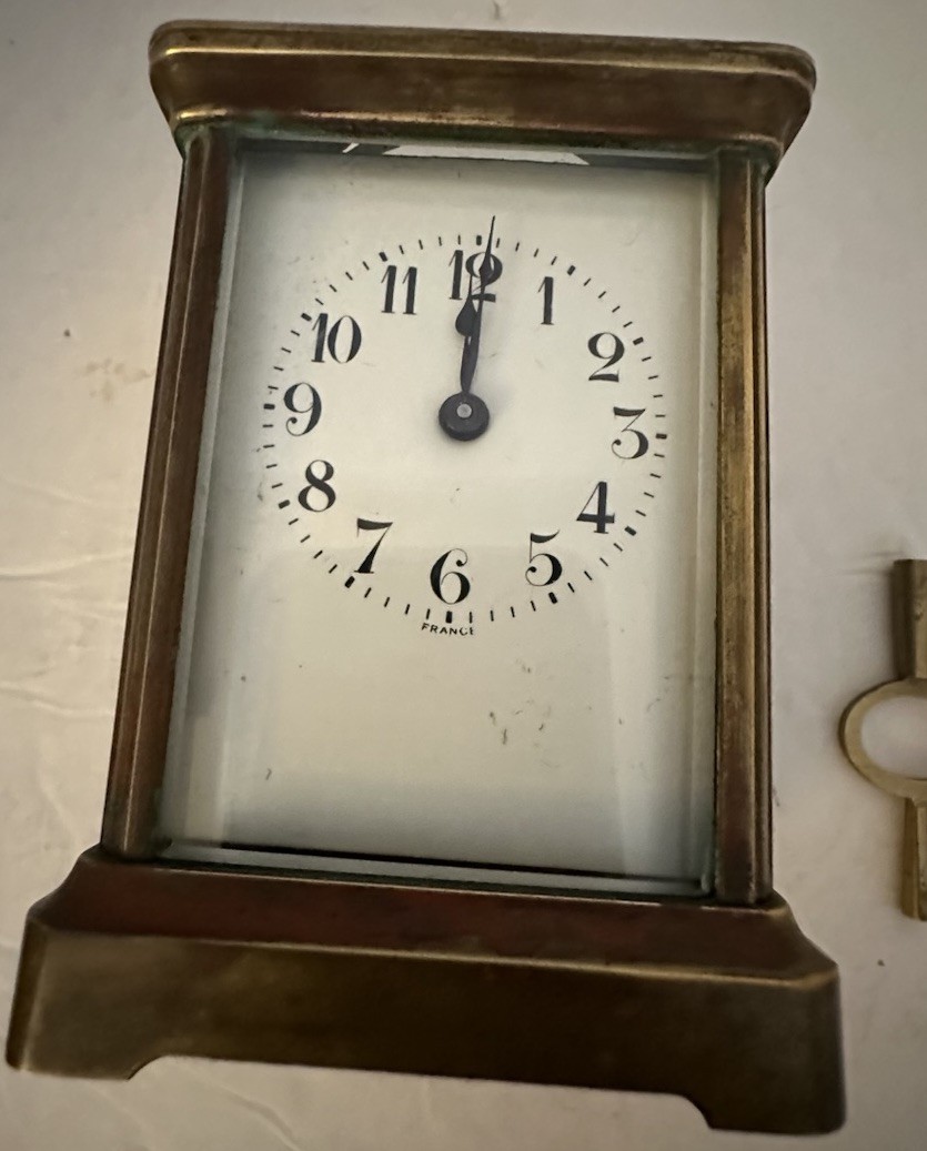 Antique French Brass Carriage Clock Works
