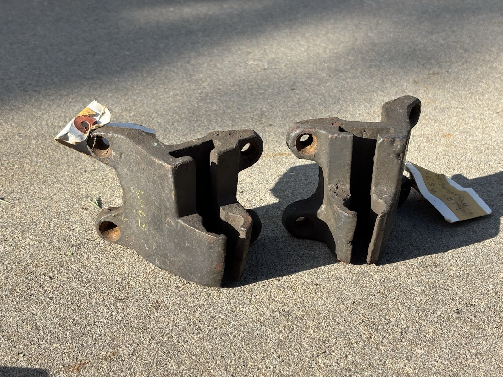 Long Island Railroad LIRR MU Coach Car Marker Lamp Train Lantern Bracket Set