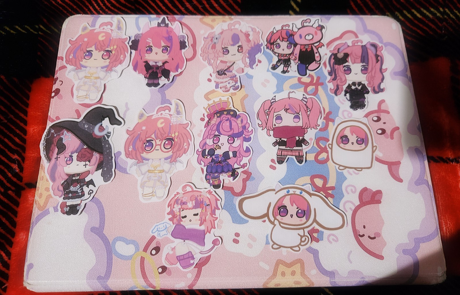 Vtuber Vshojo Ironmouse stickers (READ DESCRIPTION)