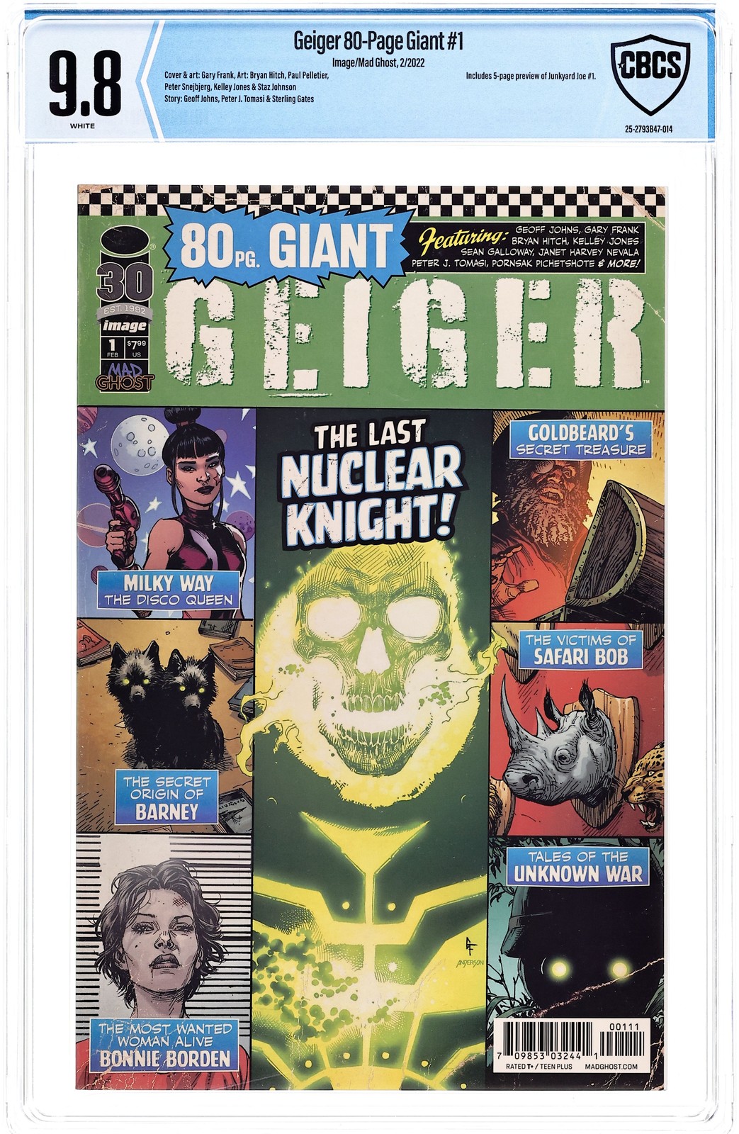 Geiger 80-Page Giant 1A Frank CBCS 9.8 2022 25-2793B47-014
