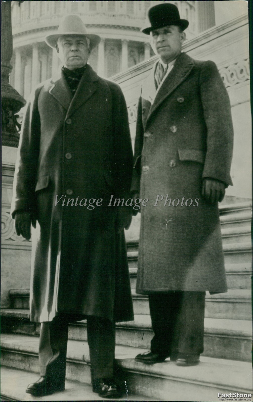 1935 Senator Elmer Thomas O K & Representative Will Rogers Politics Photo 5x7