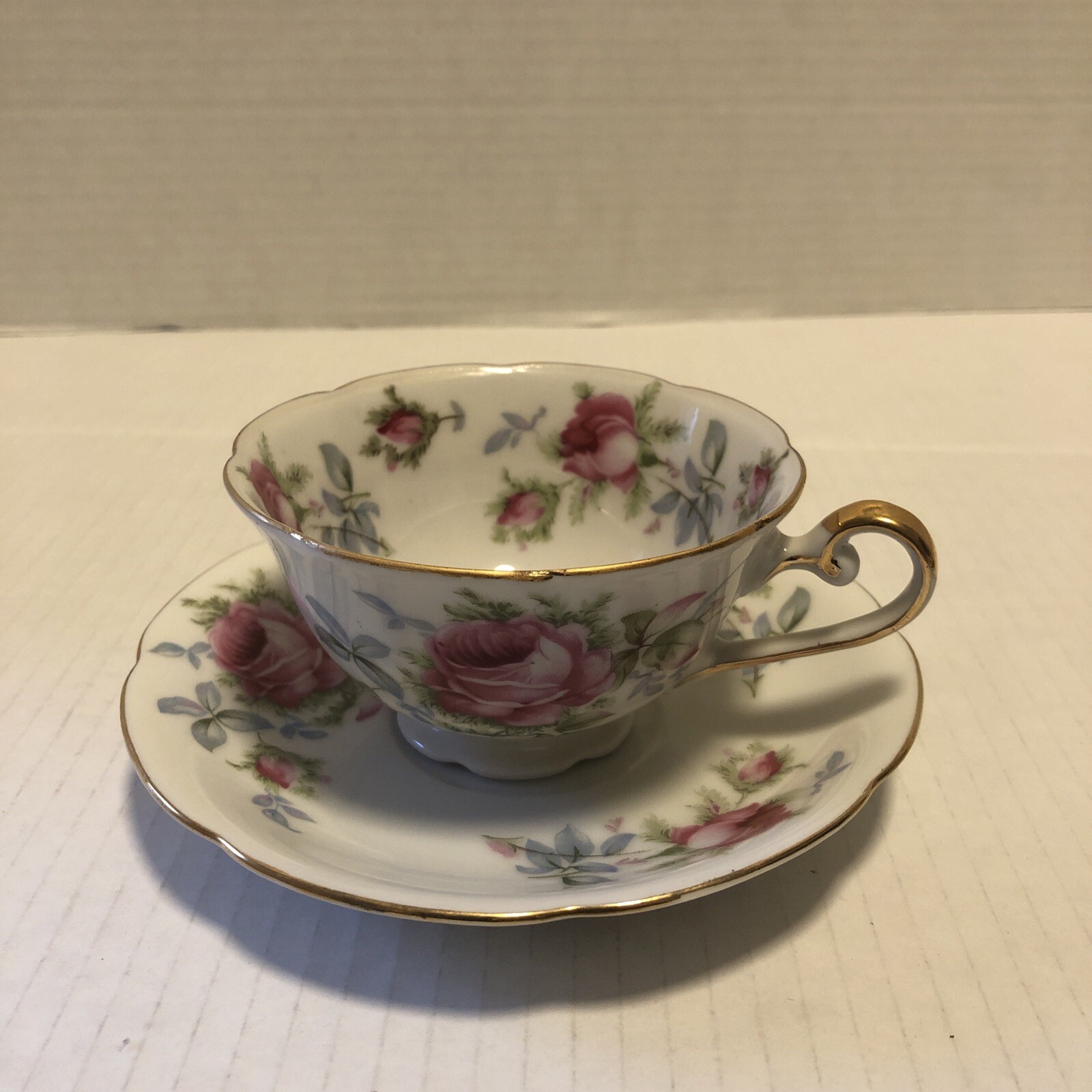 Lefton Teacup And Saucer 