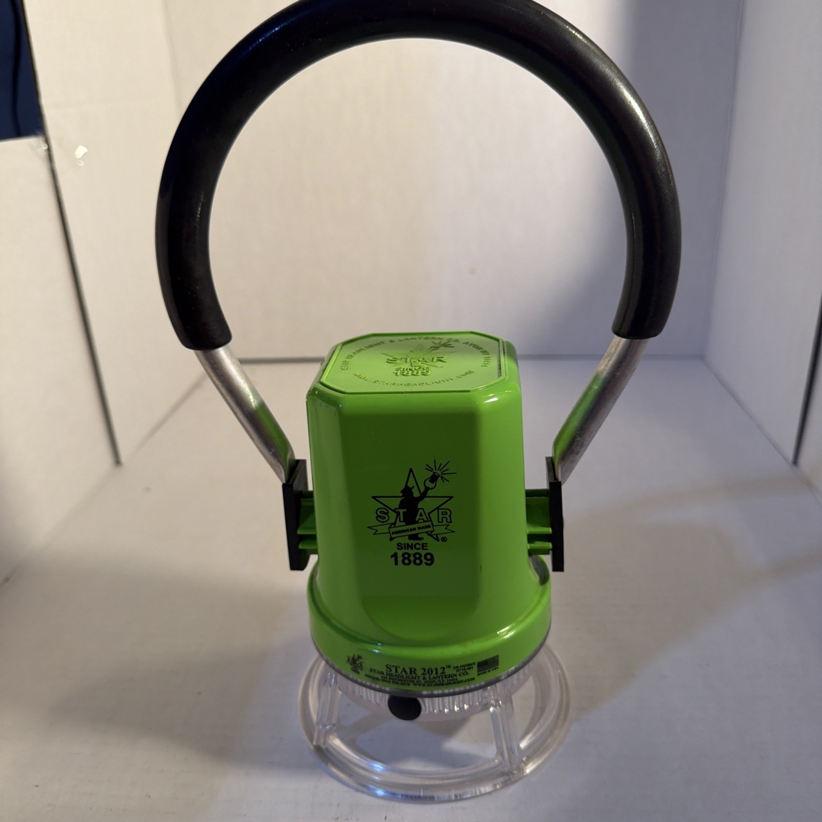Union Pacific Star 2012 Green Safety Lantern Flashlight Train - No Battery
