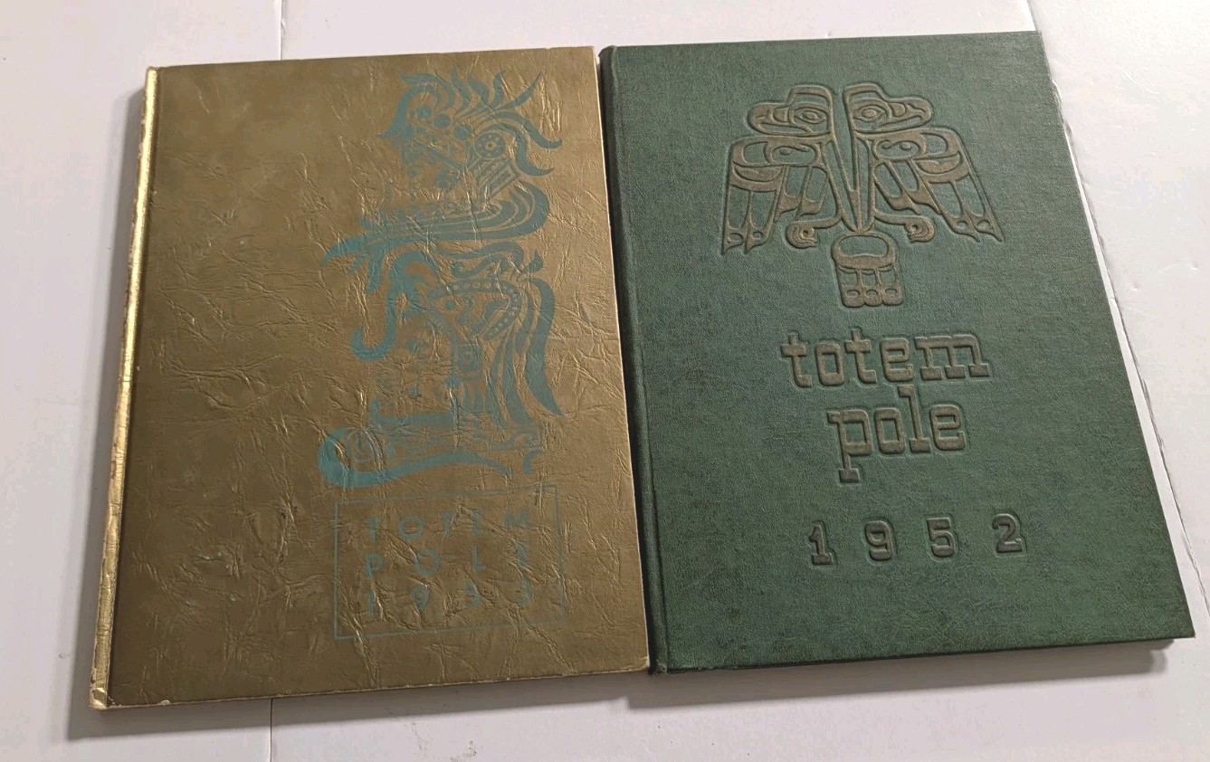 1952 & 1953 Dr James Hogan Junior High School Yearbook The Totem Pole