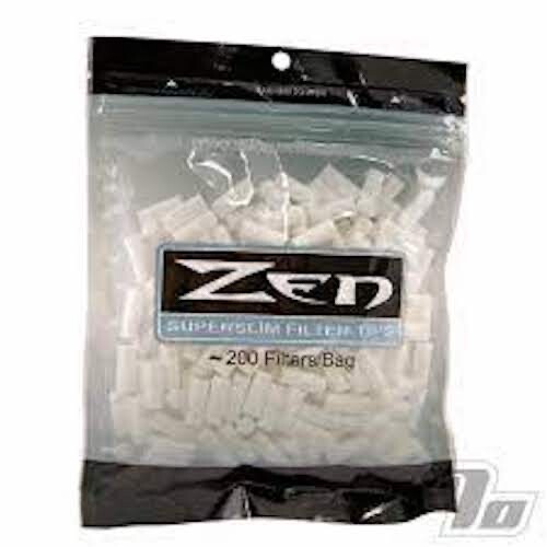 ZEN Super Slim Filter Tips - 5 Bags - Resealable 200 Cigarette Bag  SuperSlim