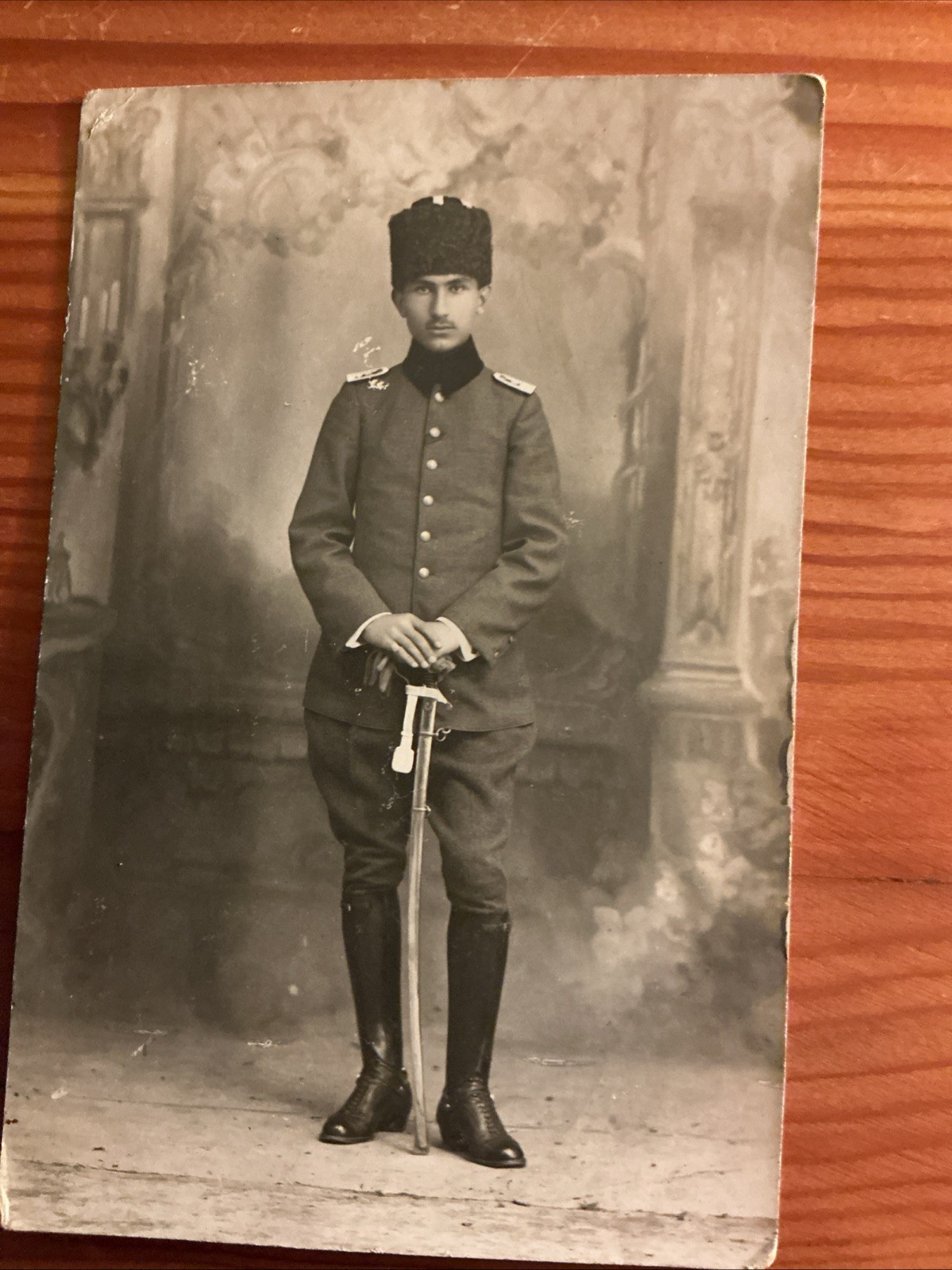 RPPC,photo of Officer,Ottoman Empire,Turkey,circa 1908-1918,published In Paris.