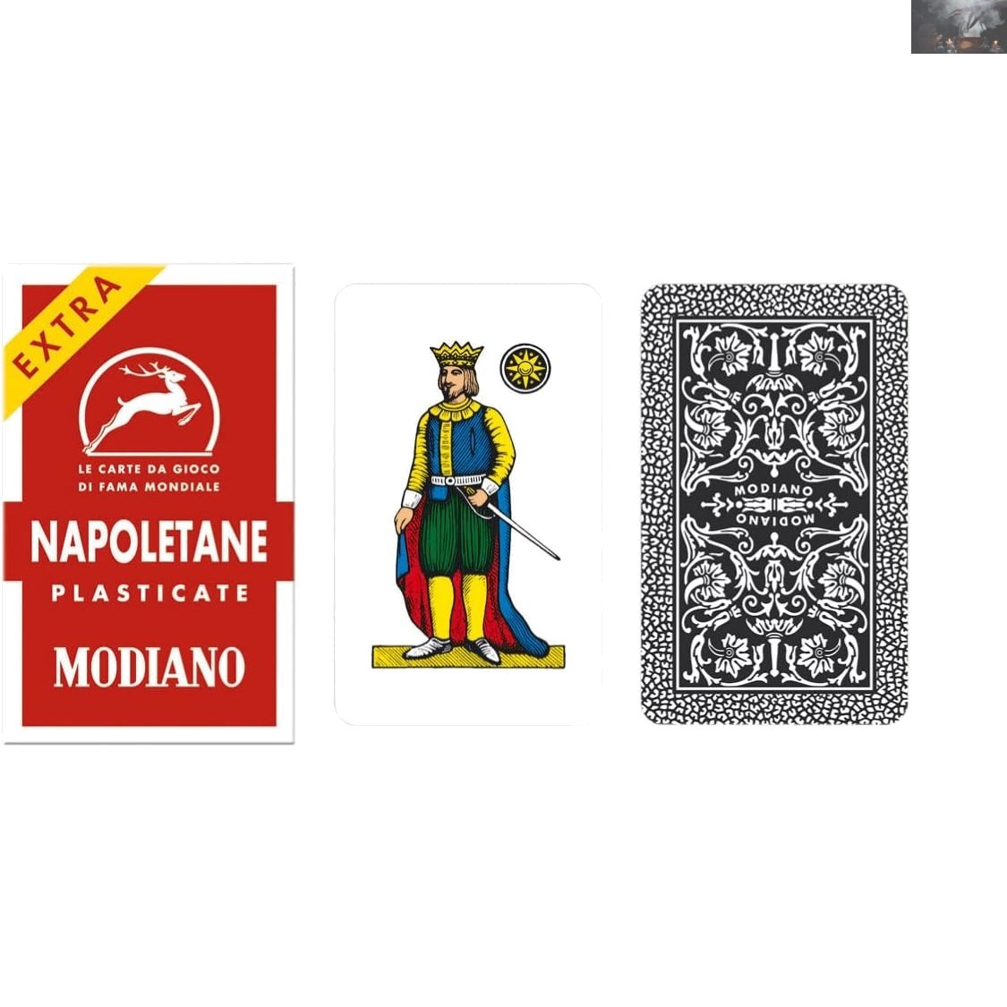 Neapolitan Style 40-Card Italian Playing Deck - Sophisticated Game Experience