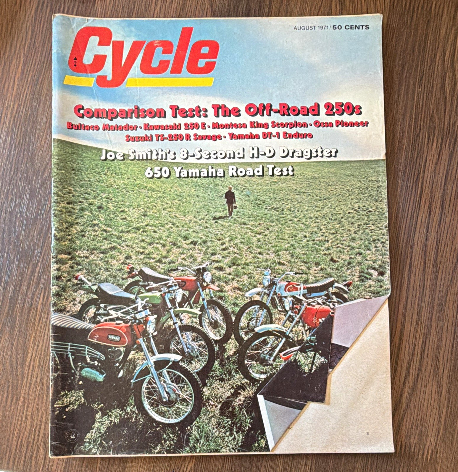 Cycle Magazine August 1971 Vol XXIII No 8 Vintage Motorcycle Magazine
