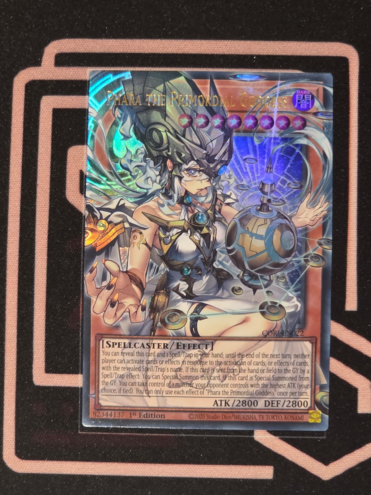 CORI-EN022 Phara the Primordial Goddess Ultra Rare 1st Ed Extended Art YuGiOh