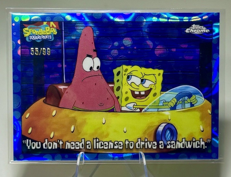 Topps Chrome Spongebob \