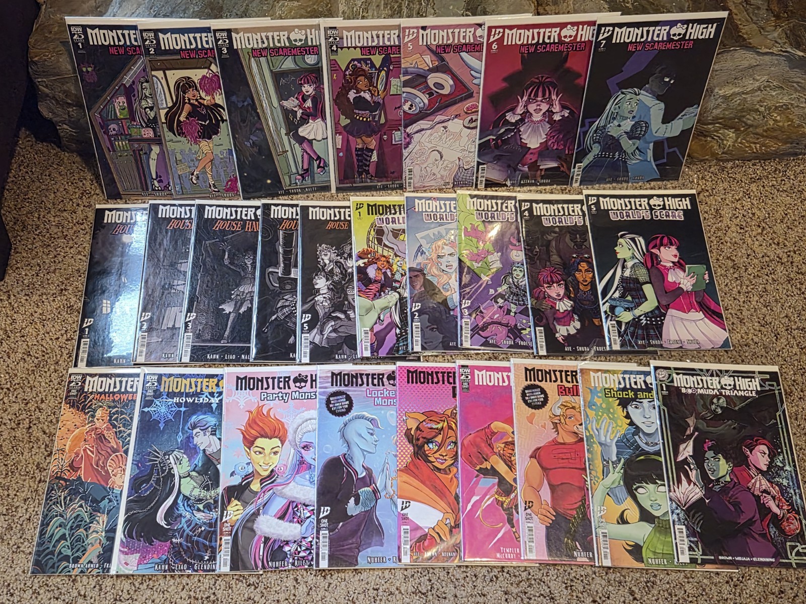 Monster High 26 Issue Comic Lot Mattel New Scaremeister World\'s Scare FULL RUN 