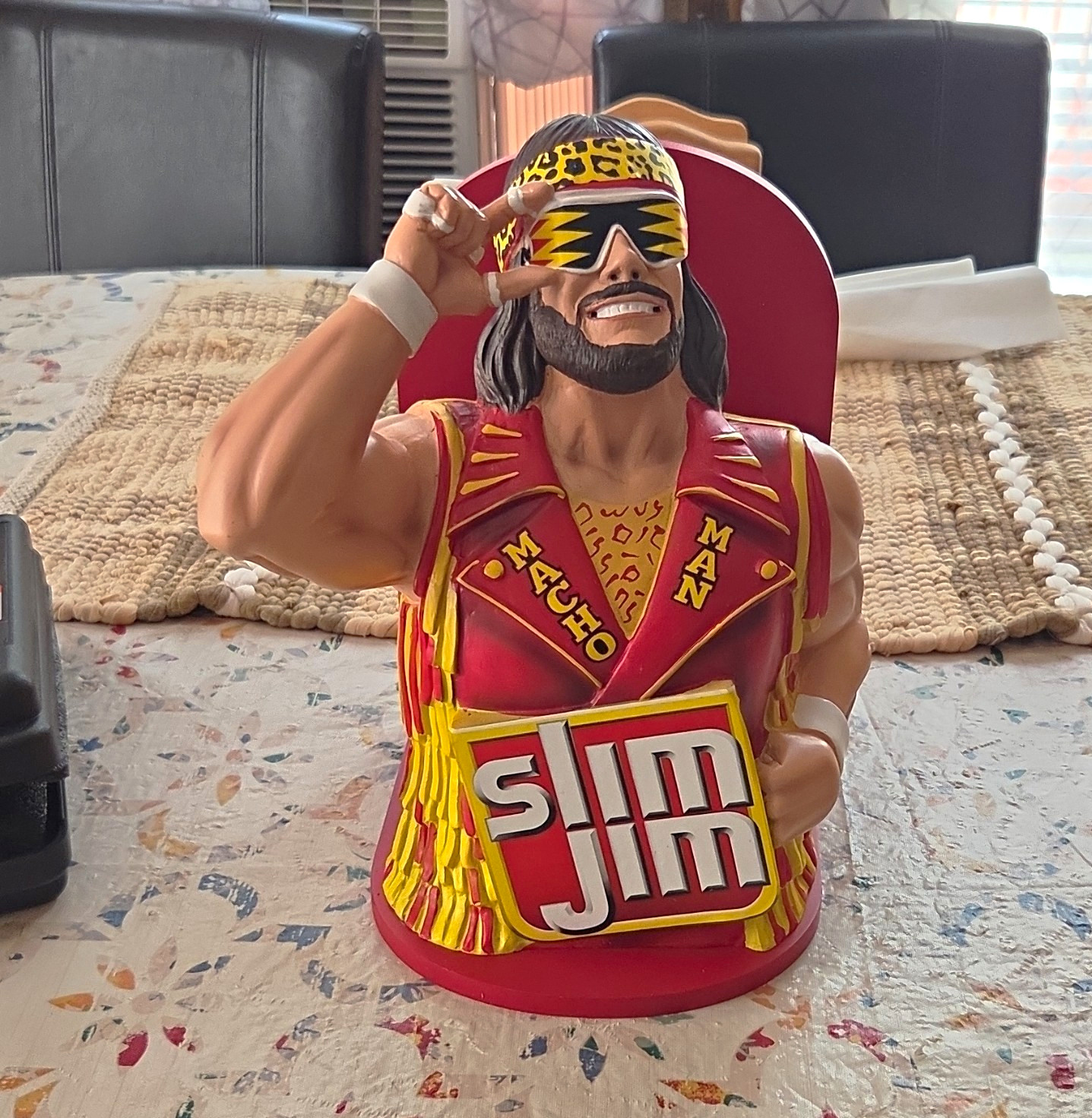 Slim Jim Macho Man Randy Savage Store Display Advertising Figure Slim Jim Macho Man Randy Savage Store Display Advertising Figure