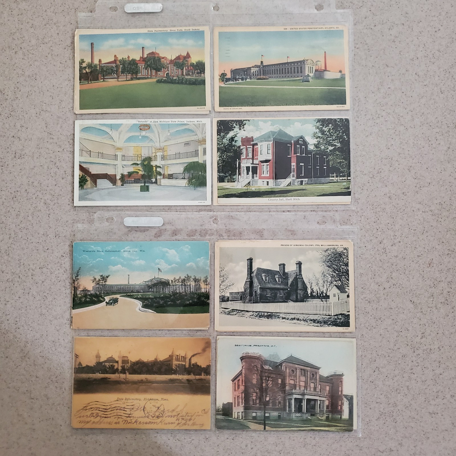 VTG Court House Prison Jail Postcards Lot of 16 Antique Civic Architecture