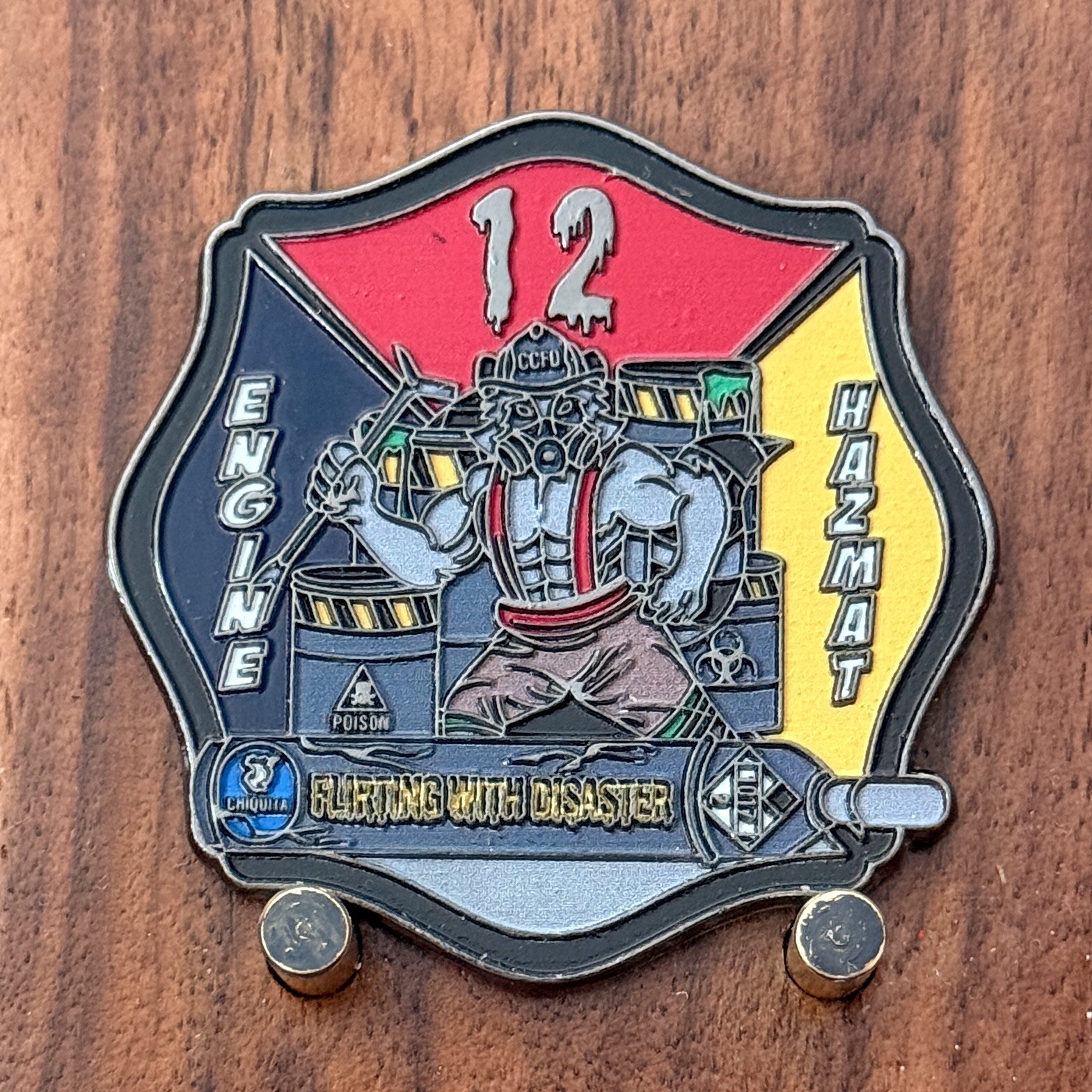 Cape Coral Fire Department Engine 12 Hazmat Fire Service Challenge Coin  M#2
