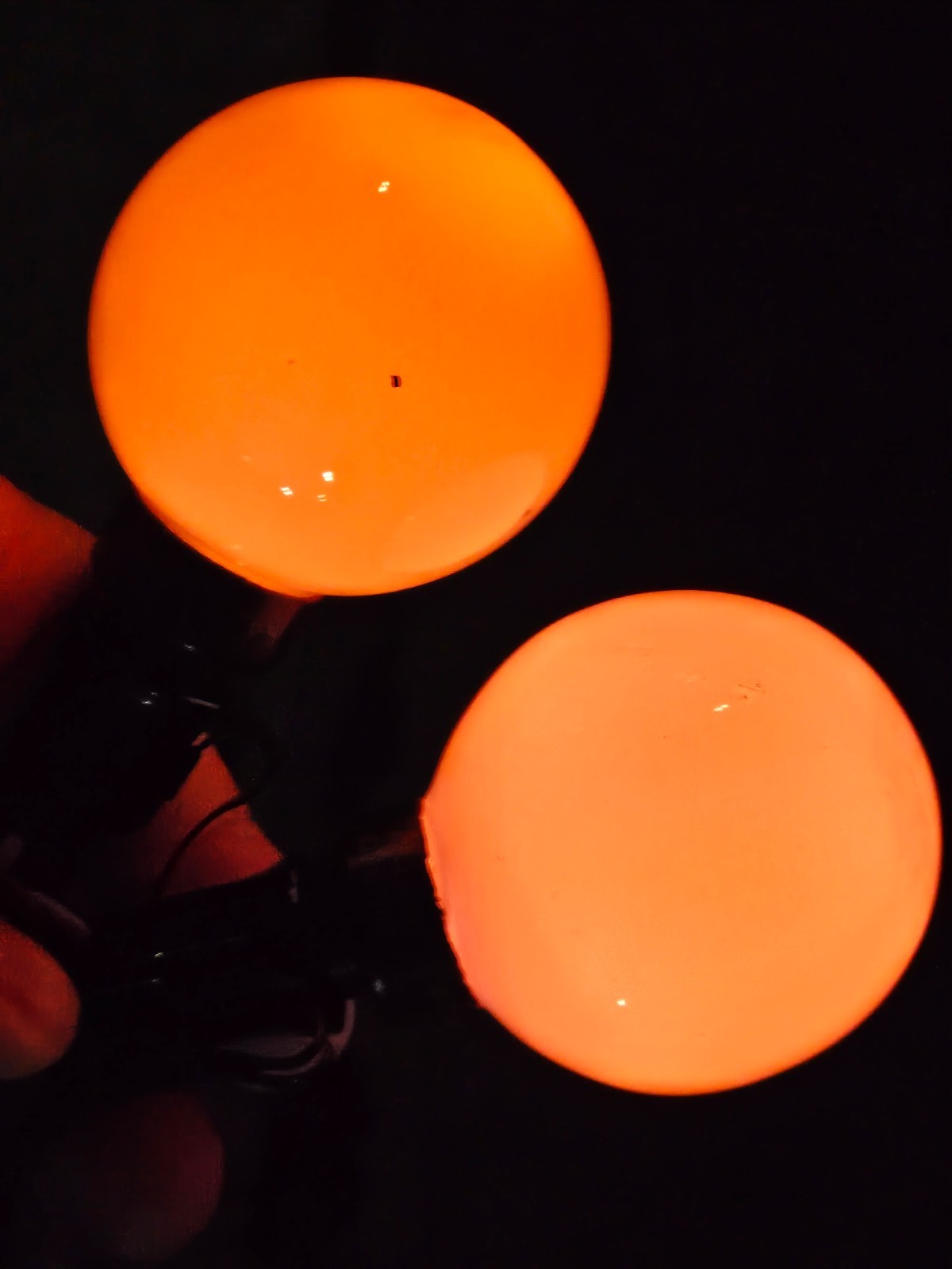 Vintage Sylvania Fluorescent Christmas Lights bulbs 1940's