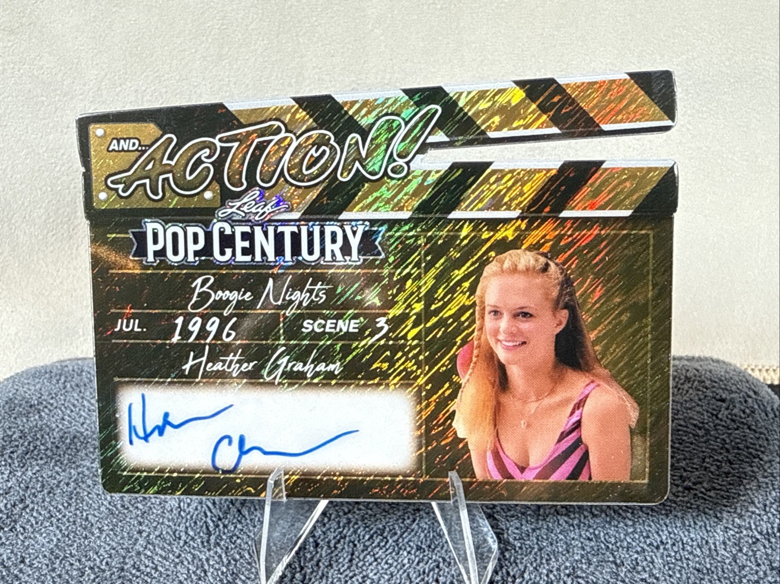 2026 Leaf Pop Century Heather Graham 1/1 Autograph ACTION Boogie Nights Gold 