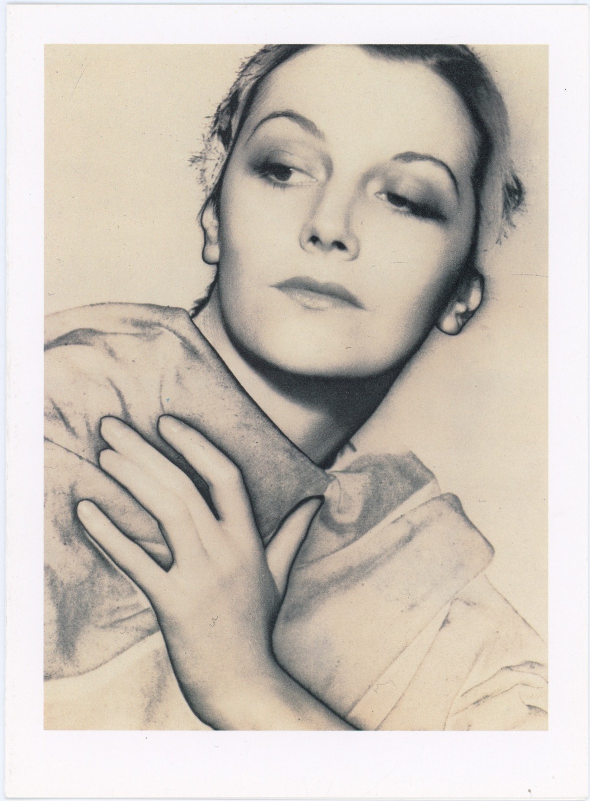 Lee Miller Solarized Portrait Woman 1930 Museum Ludwig 1992 Exhibition Card