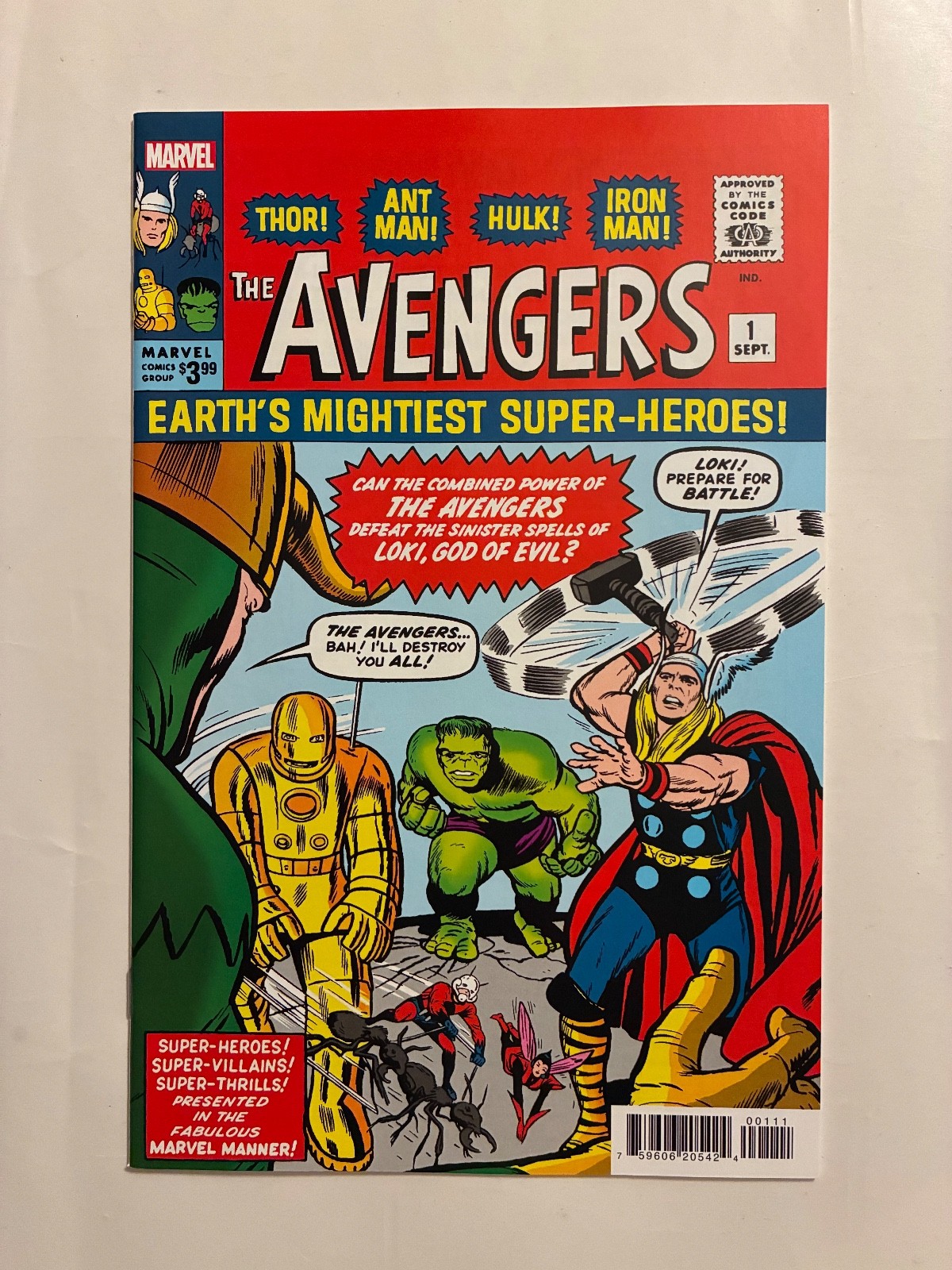 Avengers #1 (2023) Facsimile Edition | 1st Avengers App. | BRAND NEW NM/NM+