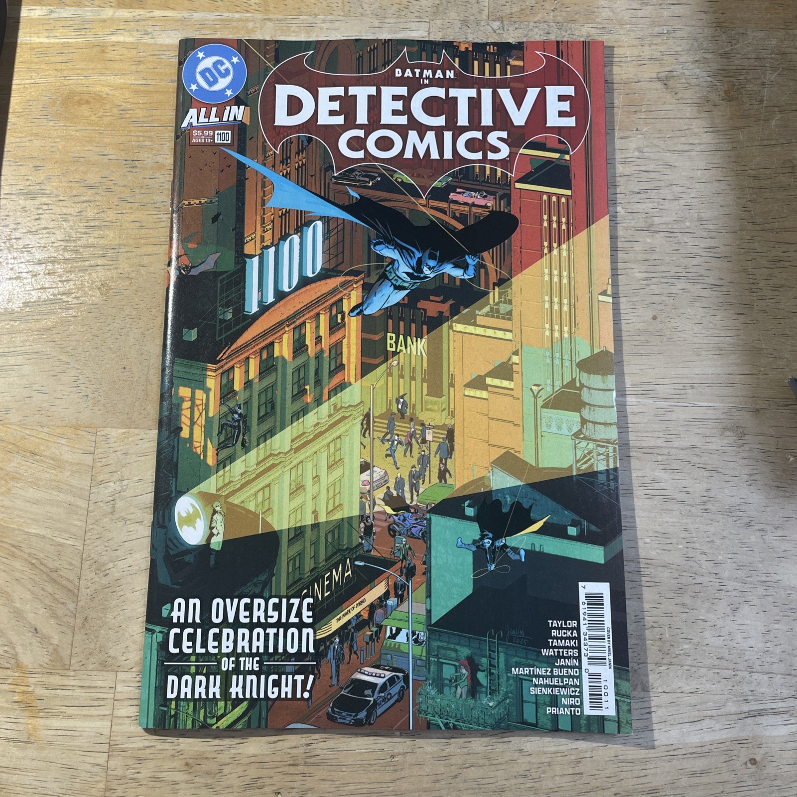 New Detective Comics #1100 Cover A  Mikel Janin New Unread 2025 