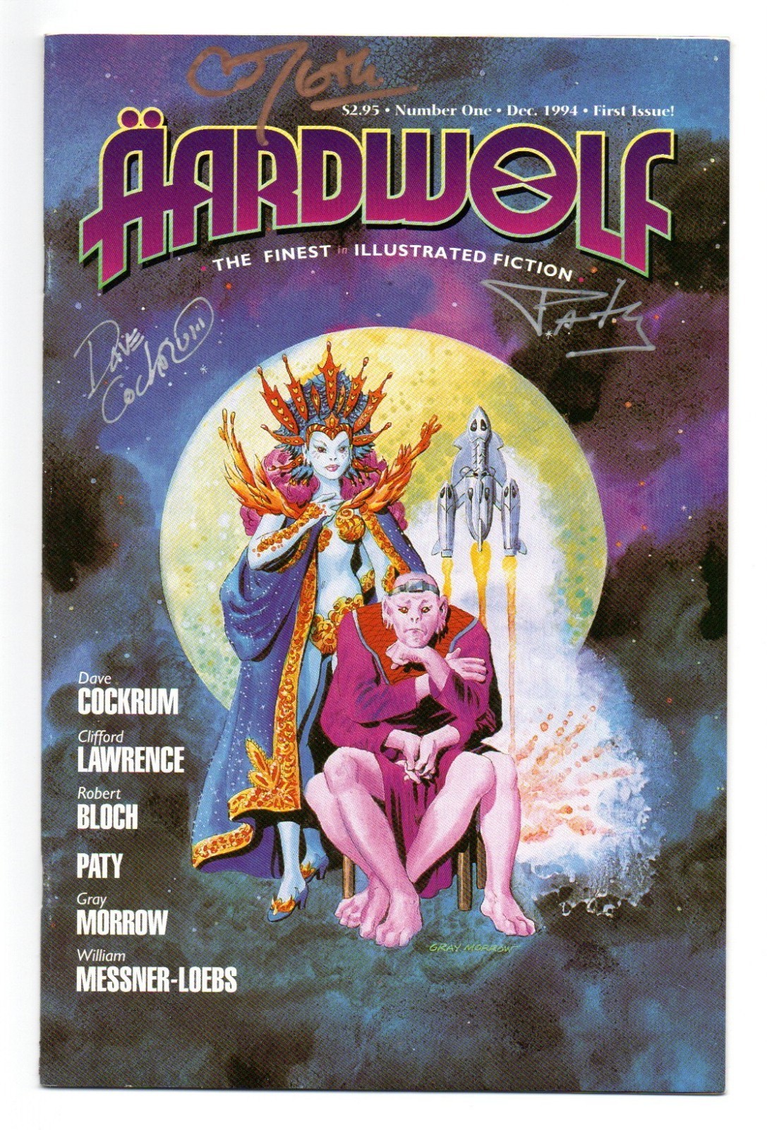 Aardwolf #1 Signed by Paty and the Legendary X-men Artist Dave Cockrum